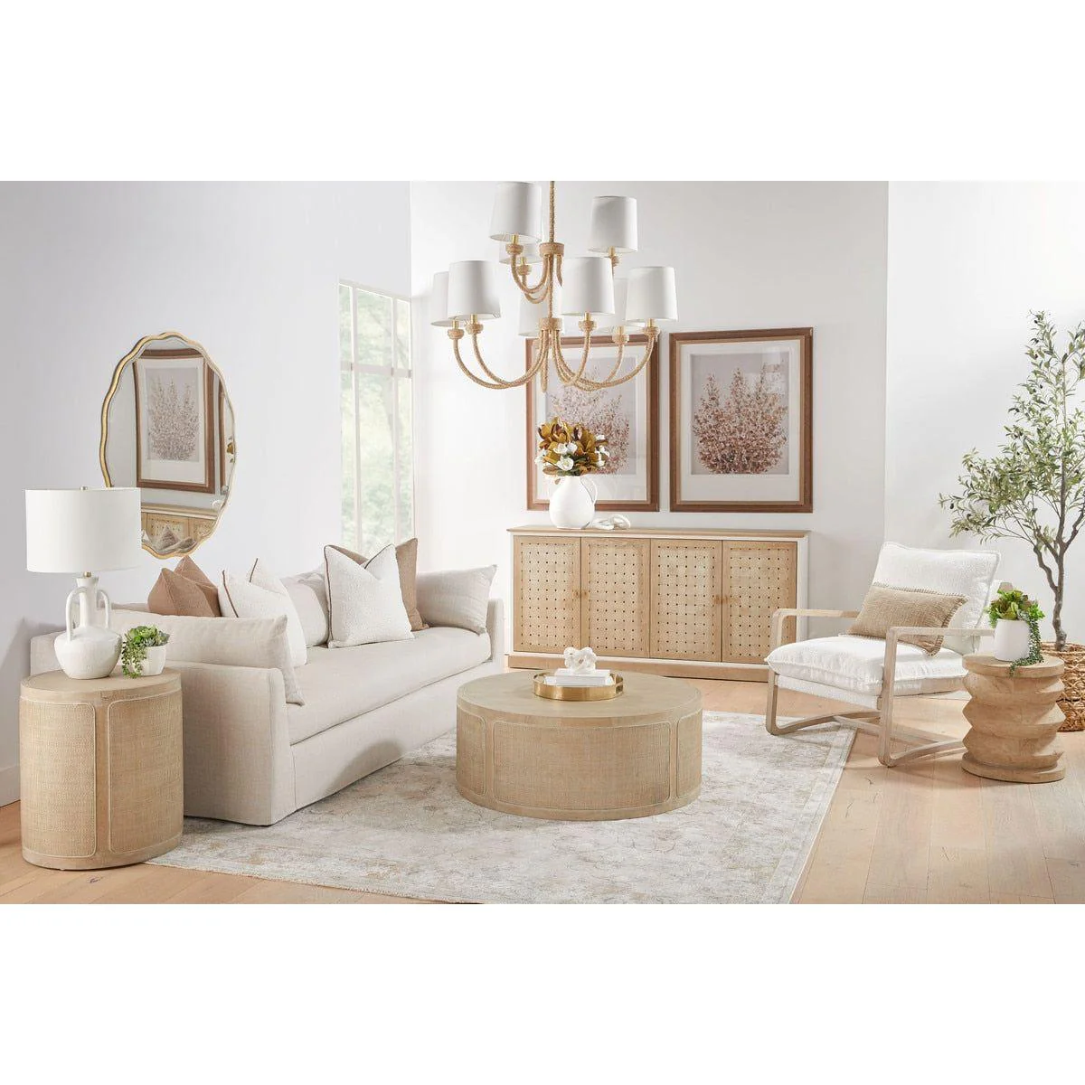 Cane End Table - Image 2