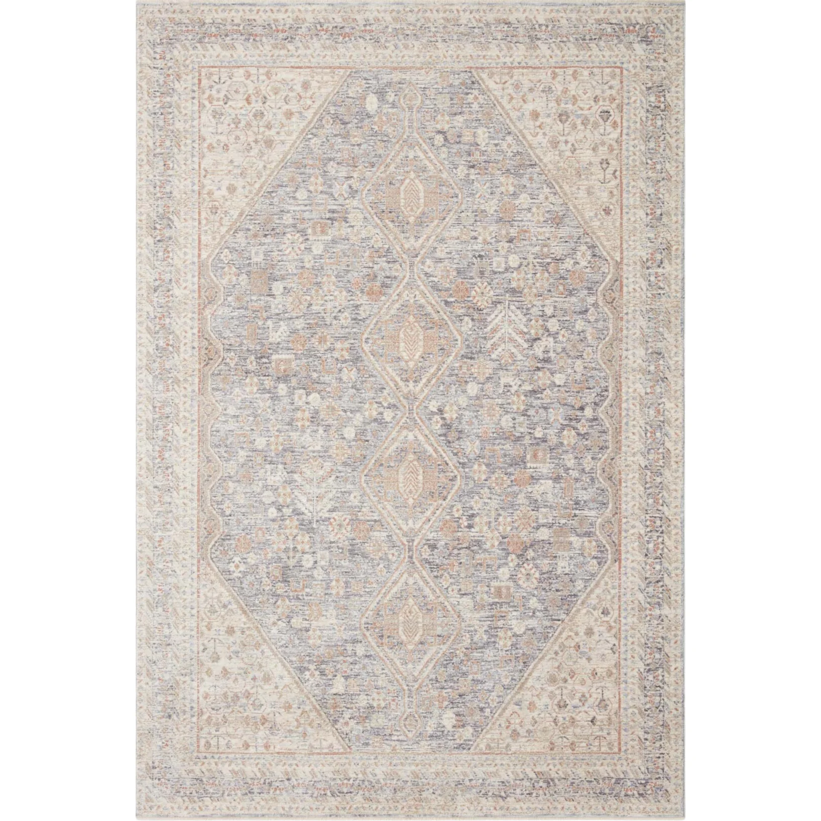Carlisle Blue / Ivory Rug | Magnolia Home by Joanna Gaines x Loloi