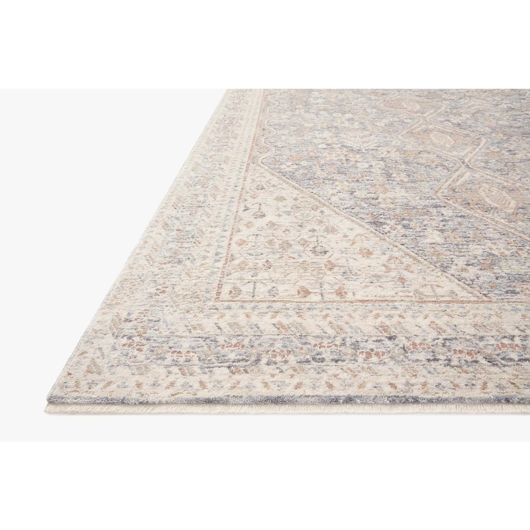 Carlisle Blue / Ivory Rug | Magnolia Home by Joanna Gaines x Loloi - Image 4