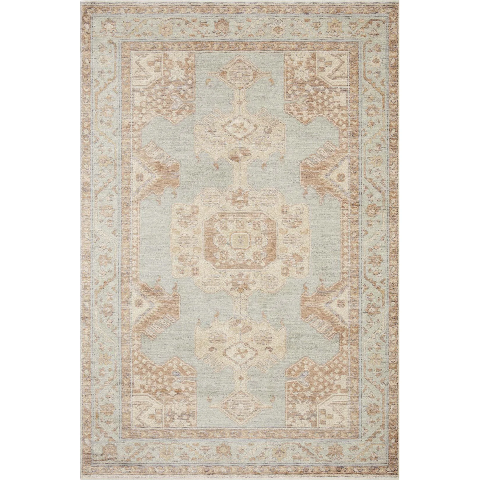 Carlisle Seafoam / Taupe Rug | Magnolia Home by Joanna Gaines x Loloi