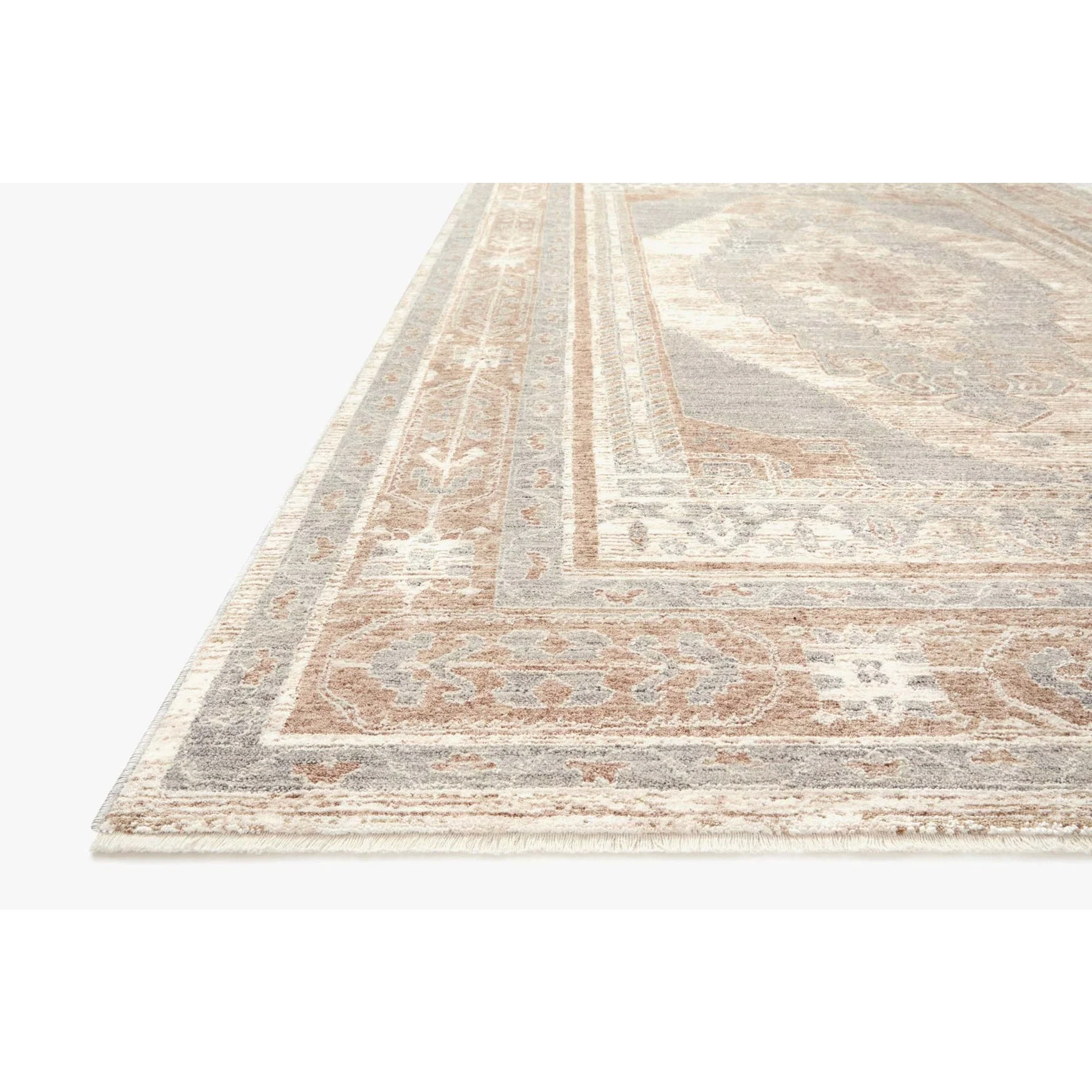 Carlisle Slate / Taupe Rug | Magnolia Home by Joanna Gaines x Loloi - Image 2