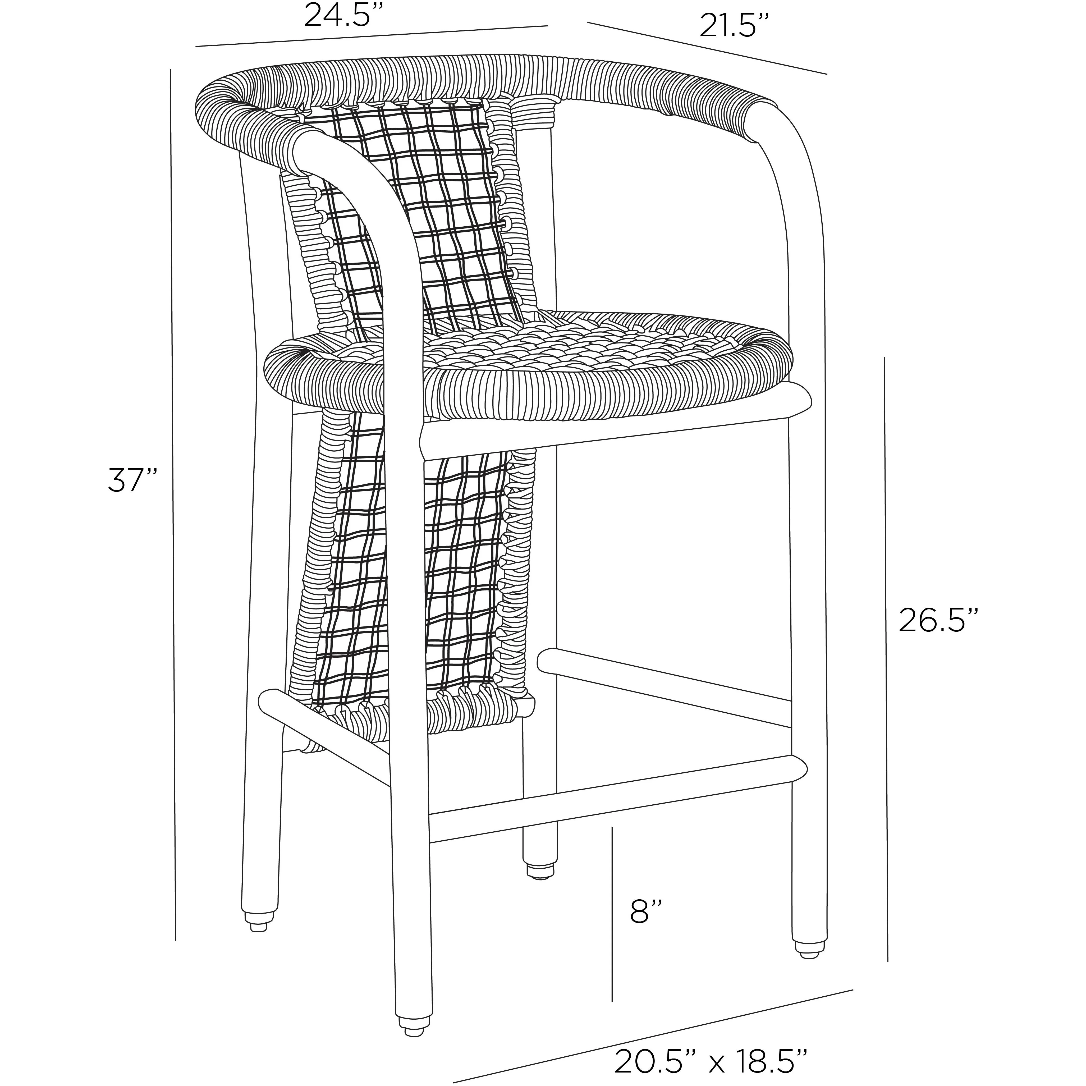 Chapman Outdoor Stool - Image 10