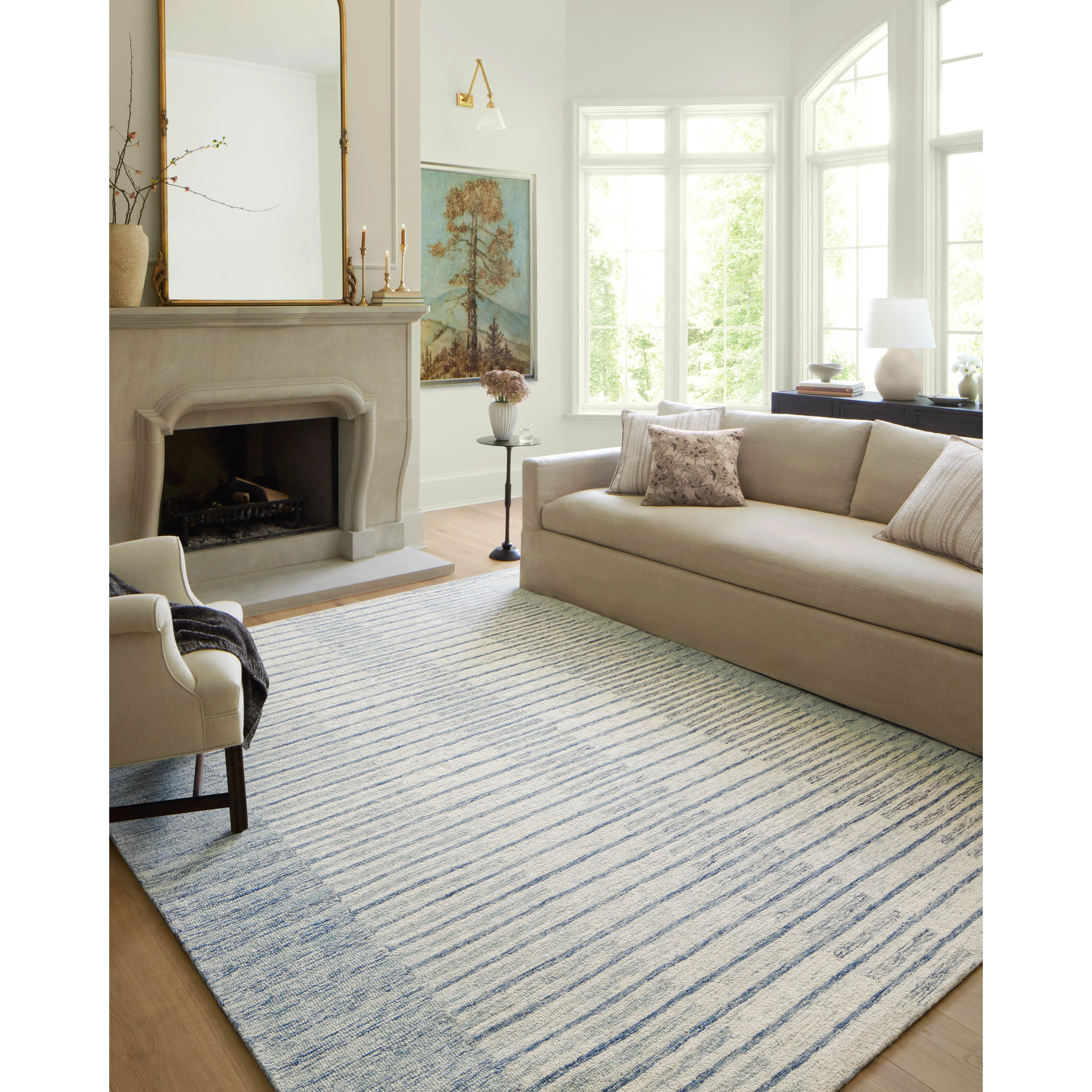 Chris Ivory / Denim Rug | Chris Loves Julia x Loloi - Image 3