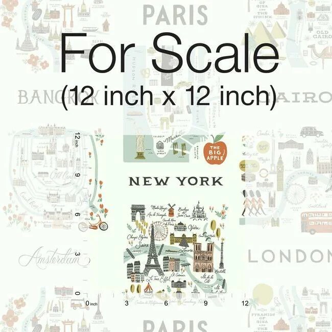 City Maps Premium Peel + Stick Wallpaper - Image 5