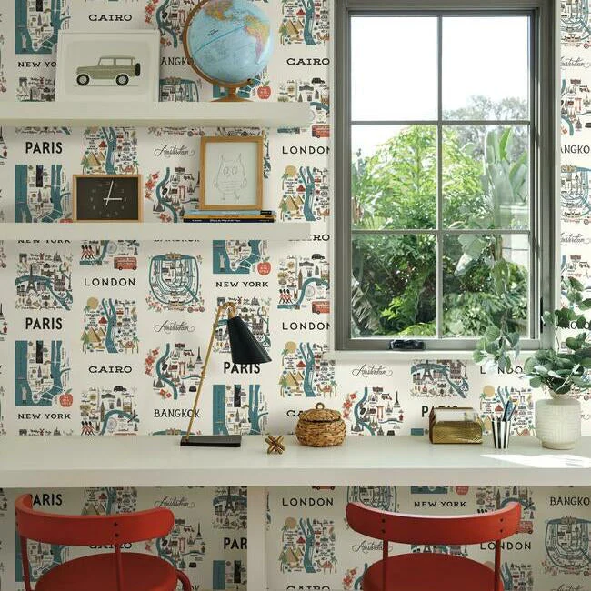 City Maps Premium Peel + Stick Wallpaper - Image 7