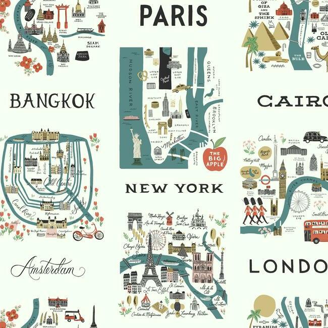 City Maps Wallpaper - Image 13