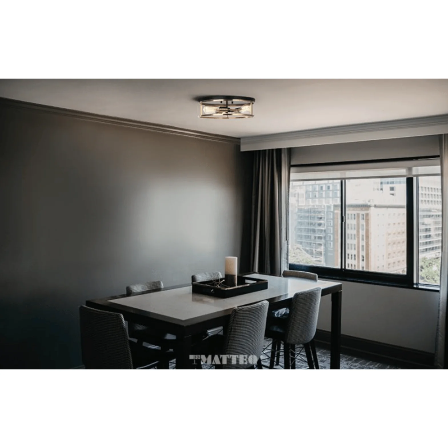 Clarke 2-Light Circle Flush Mount - Image 4