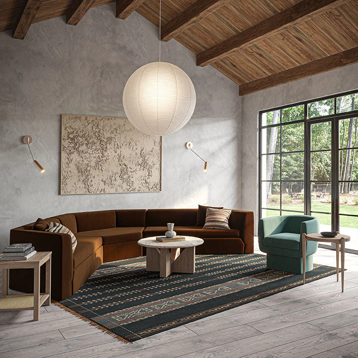Cluny Blue Rug | Lemieux Et Cie - Image 10