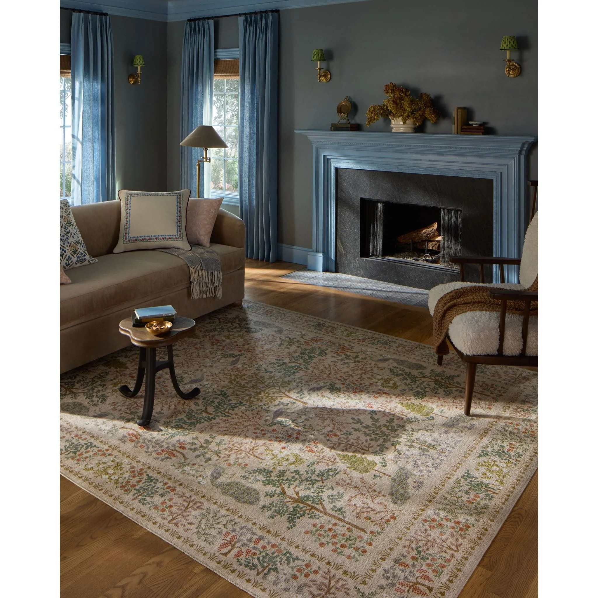Canopy Cream Rug | Rifle Paper Co. x Loloi - Image 2