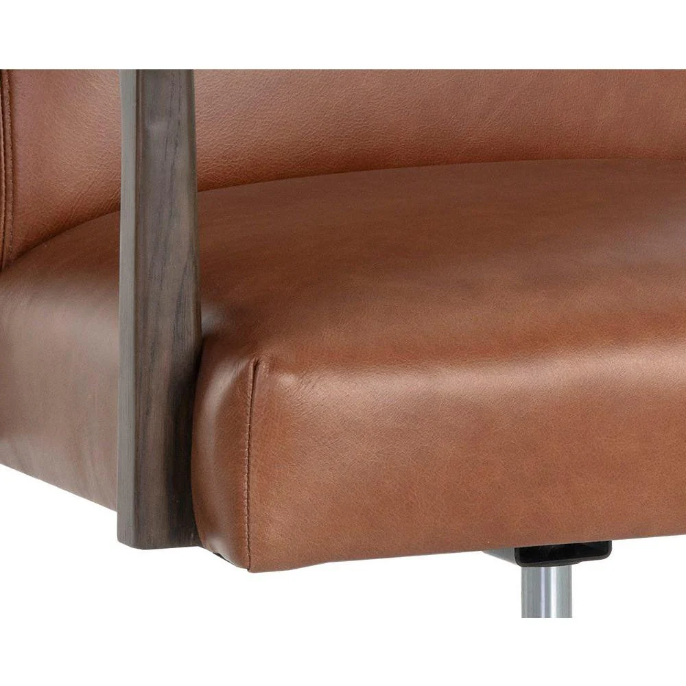 Collin Office Chair - Brown/Shalimar Tobacco - Image 6