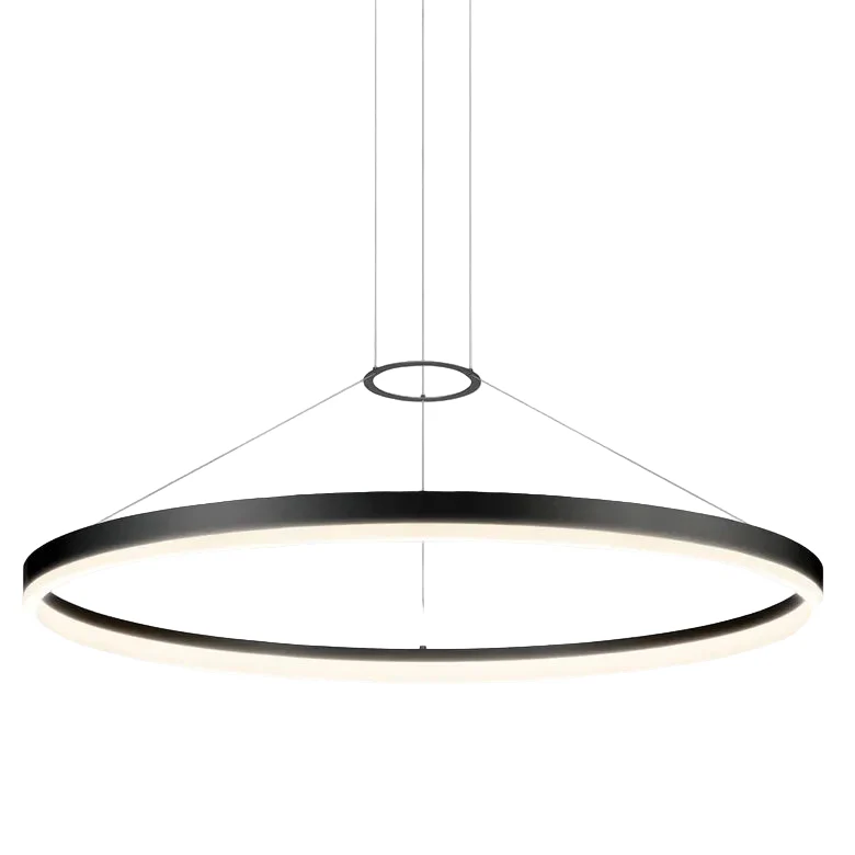 Corona Ring LED Pendant 48" - Image 3