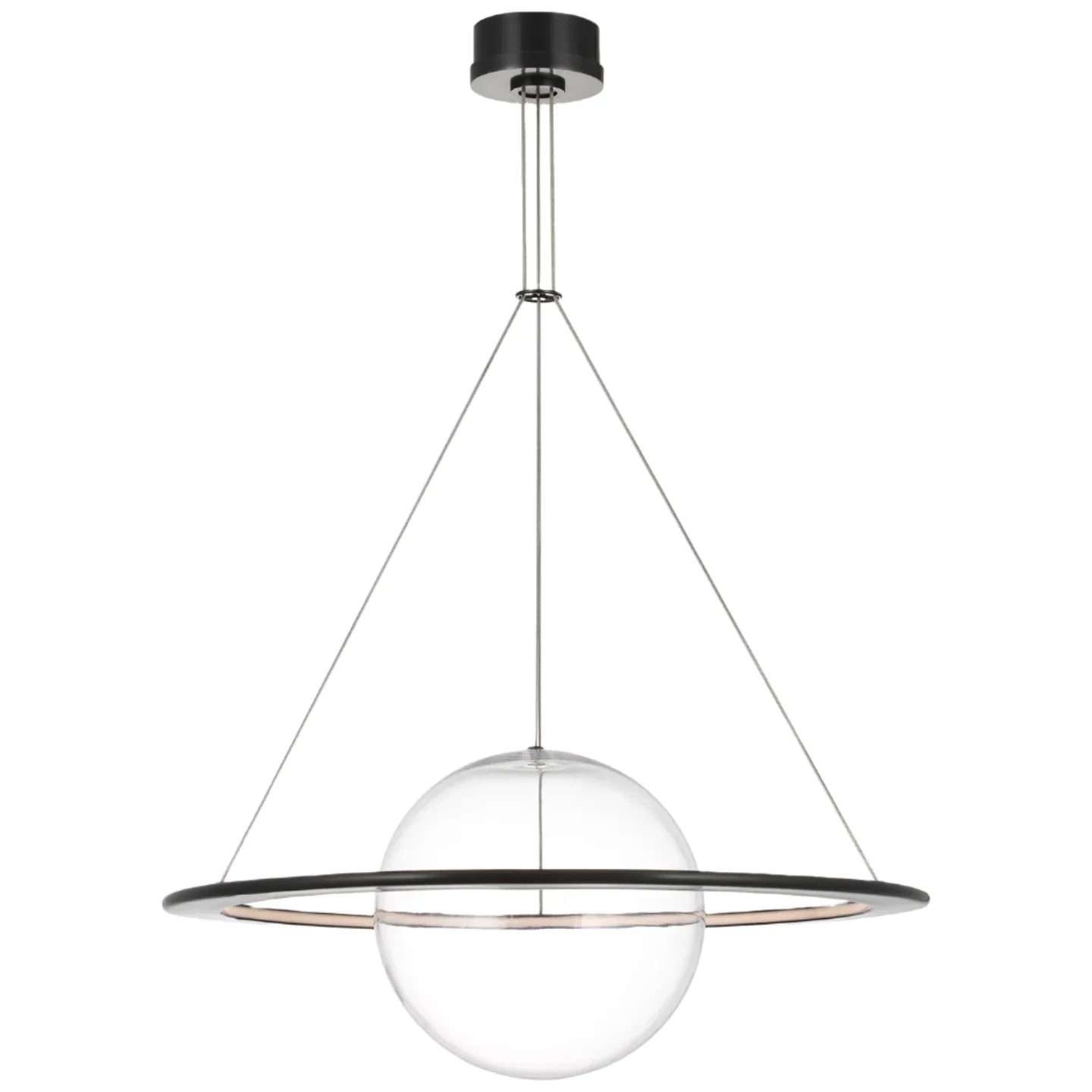 Cosmos 28" Ring and Orb Chandelier