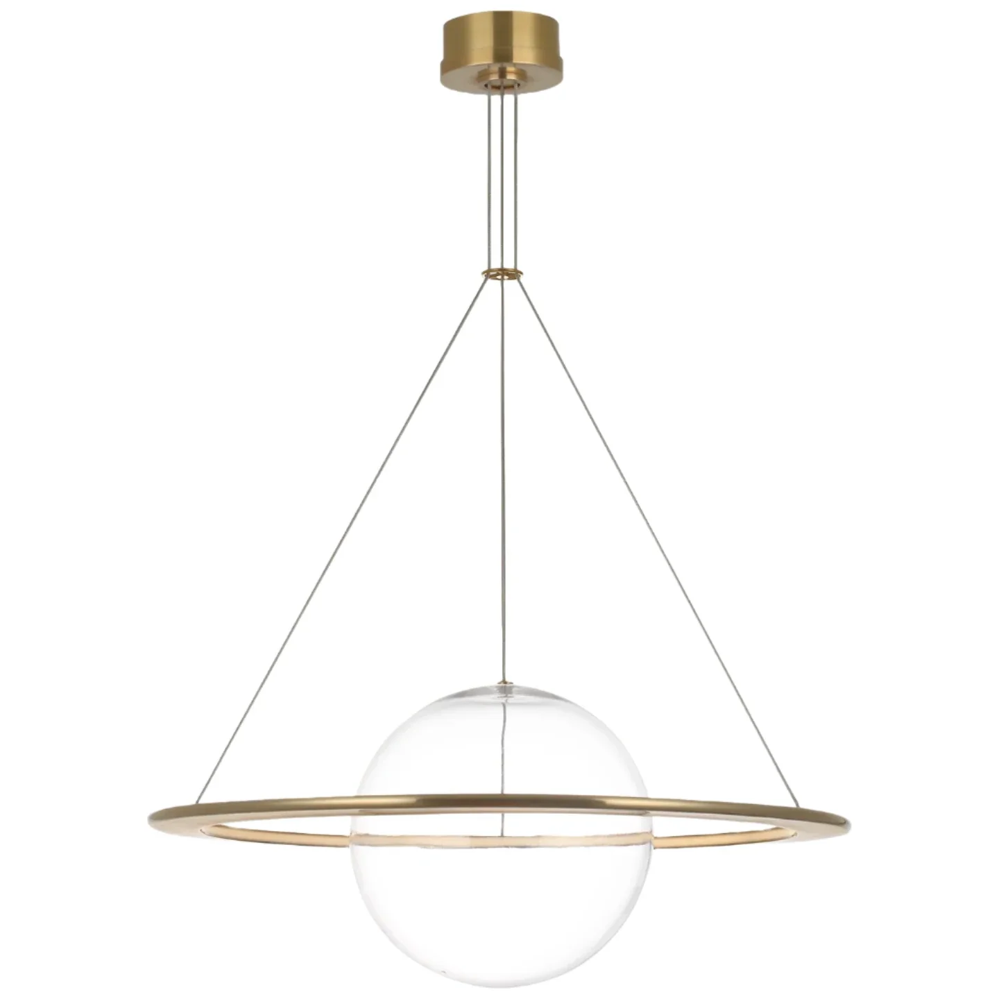 Cosmos 28" Ring and Orb Chandelier - Image 2