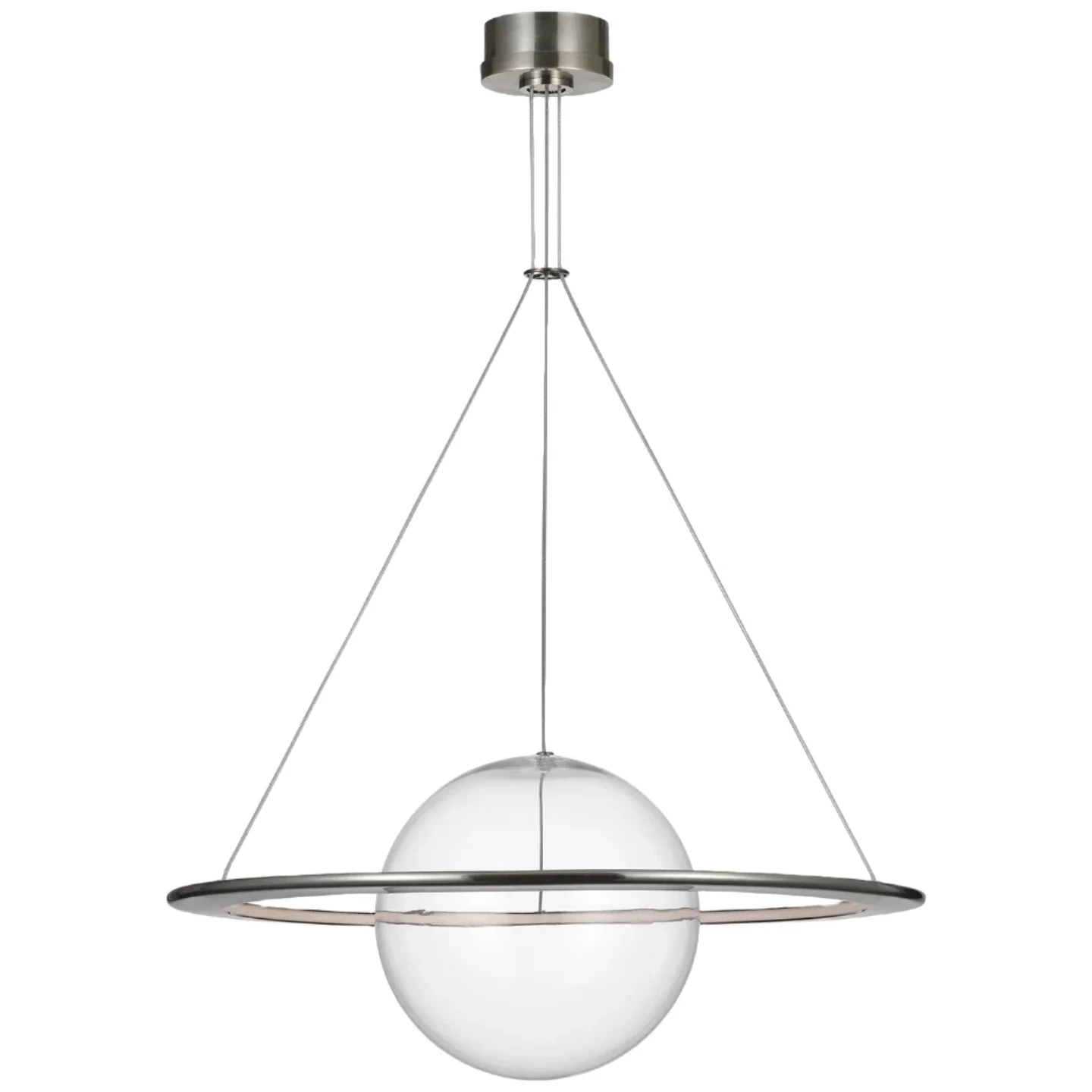 Cosmos 28" Ring and Orb Chandelier - Image 3