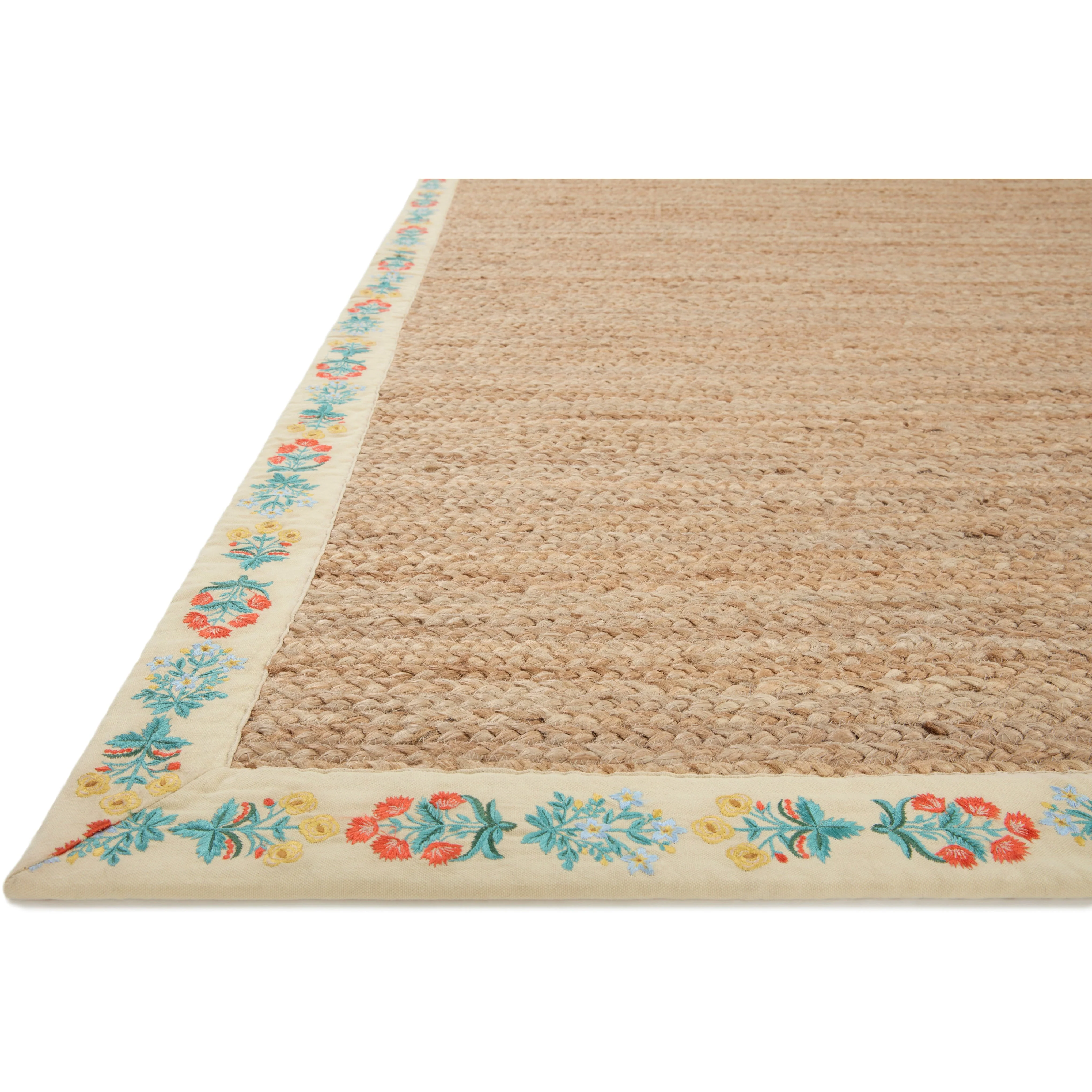 Costa Mughal Rose Natural  /  Cream | Rifle Paper Co. Rugs x Loloi - Image 3