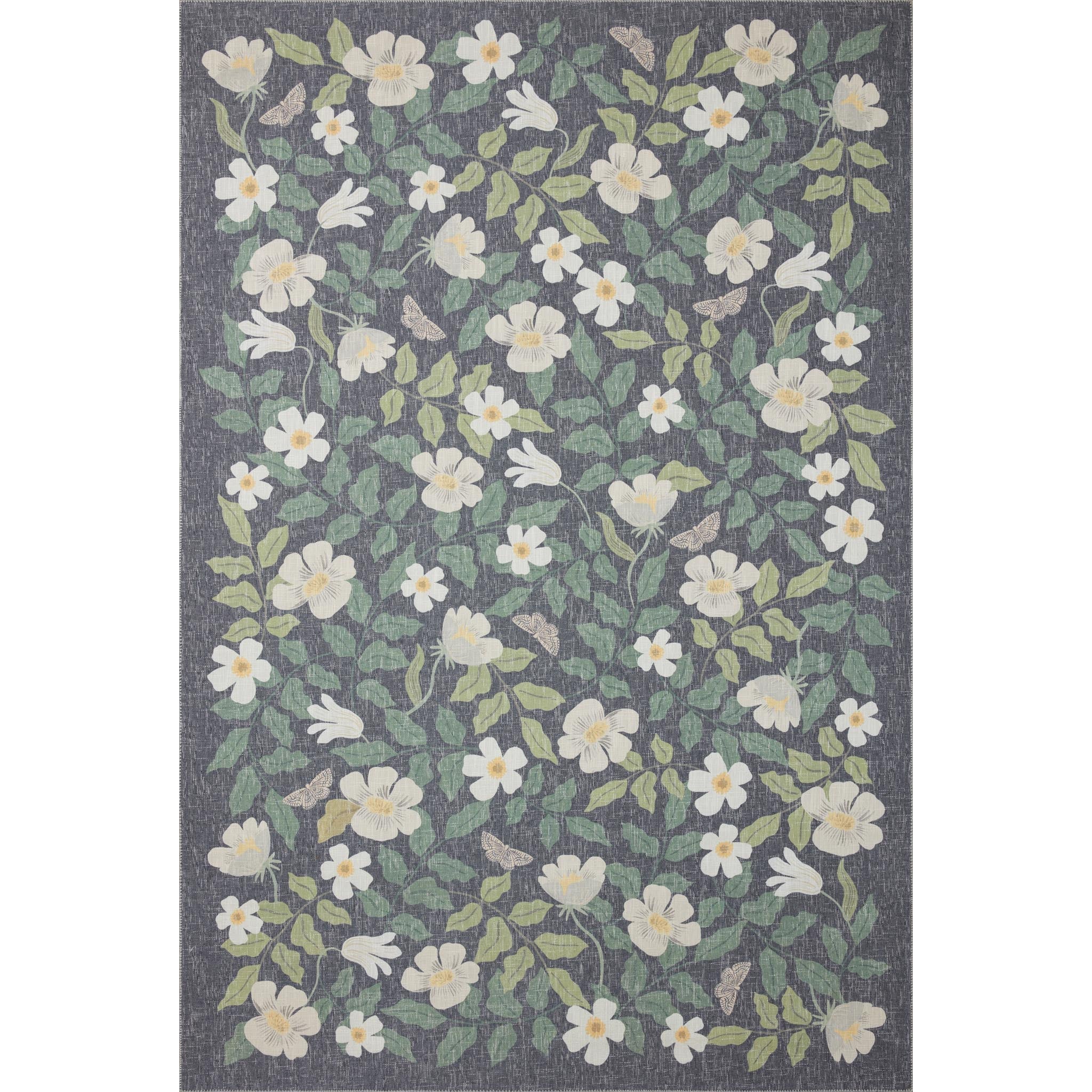 Cotswolds Primrose / Charcoal | Rifle Paper Co. Rugs x Loloi