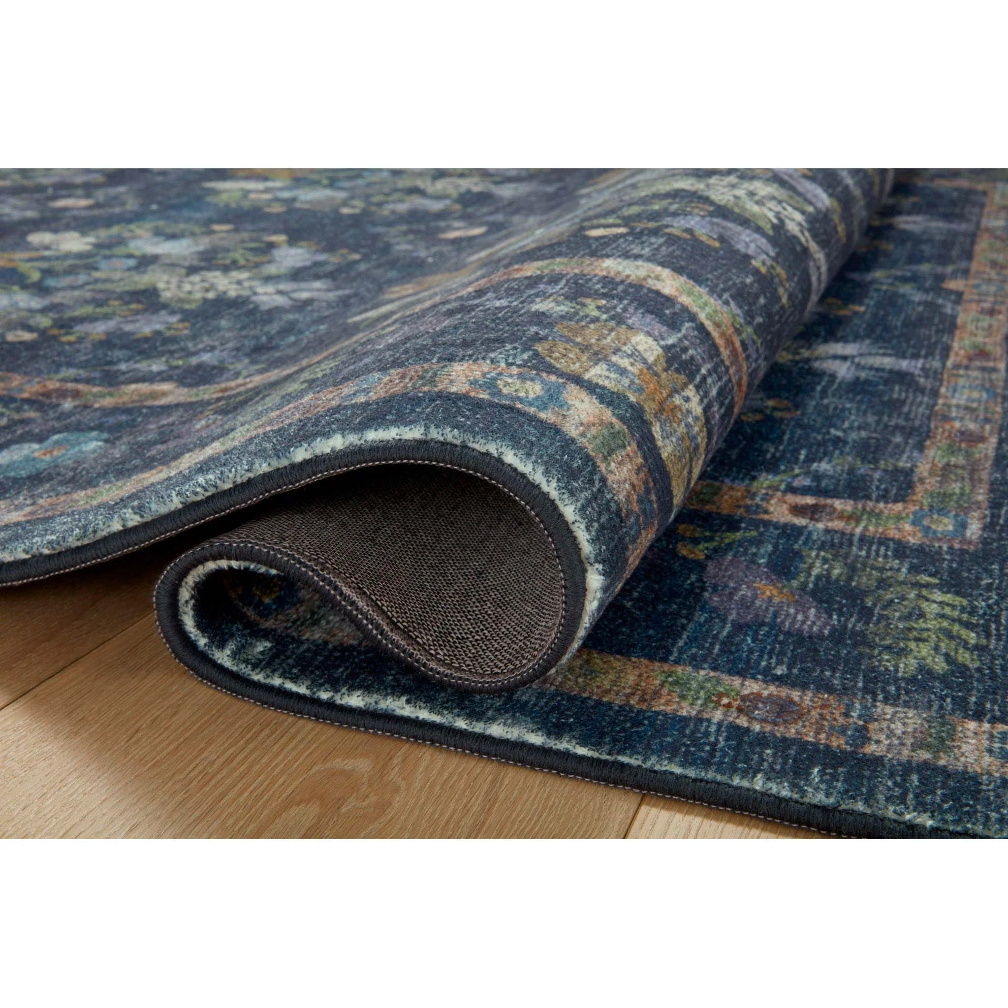 Courtyard Seville Navy Rug | Rifle Paper Co. x Loloi - Image 6