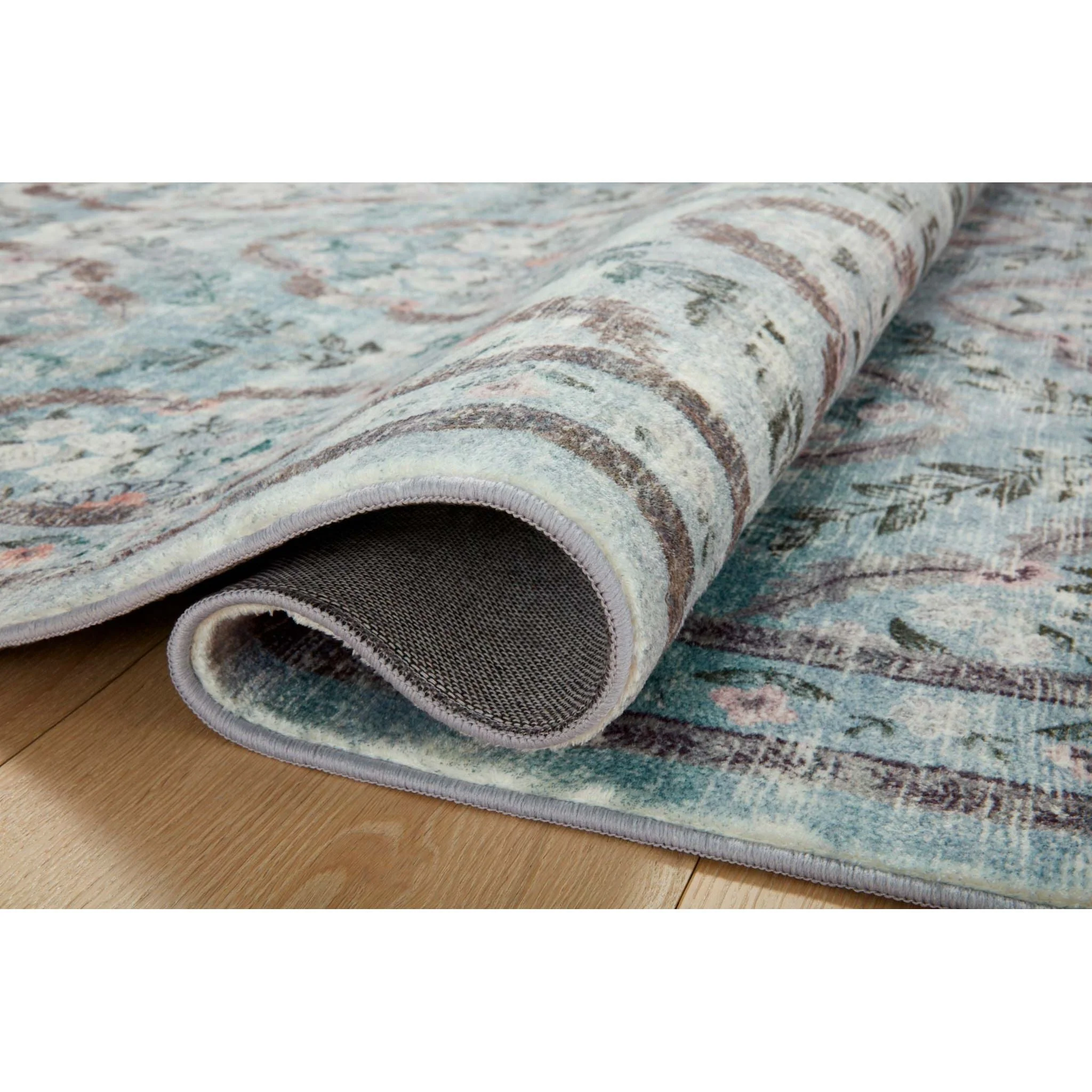 Courtyard Chateau Blue | Rifle Paper Co. Rugs x Loloi - Image 6