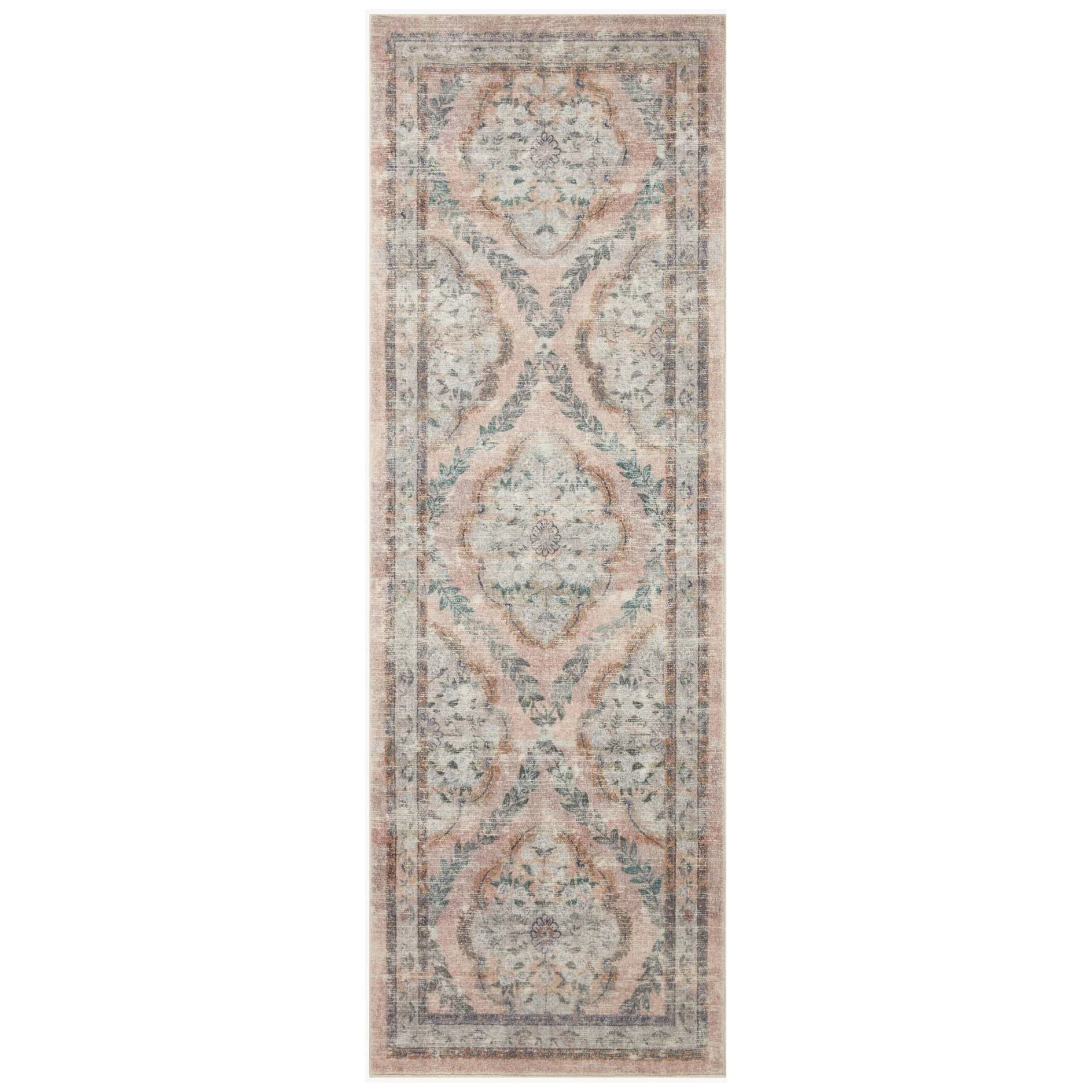 Courtyard Chateau Blush | Rifle Paper Co. Rugs x Loloi - Image 4