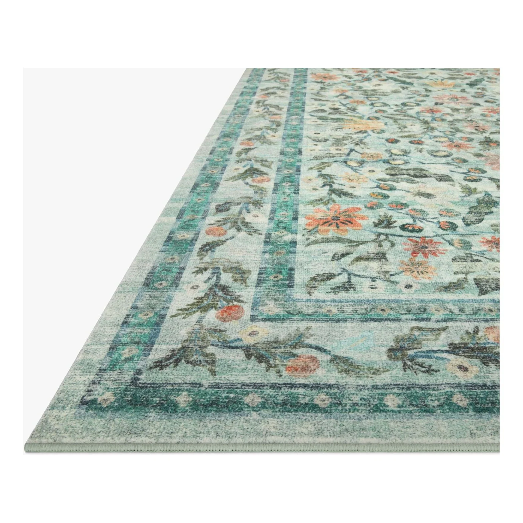 Courtyard Eve Sage | Rifle Paper Co. Rugs x Loloi - Image 3