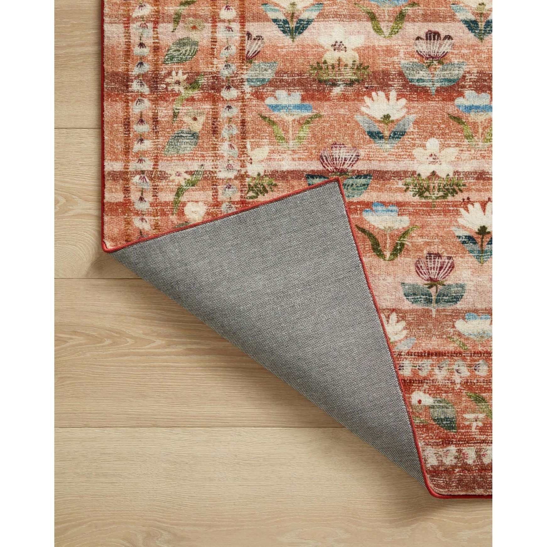 Courtyard Hadley Terracotta | Rifle Paper Co. Rugs x Loloi - Image 7