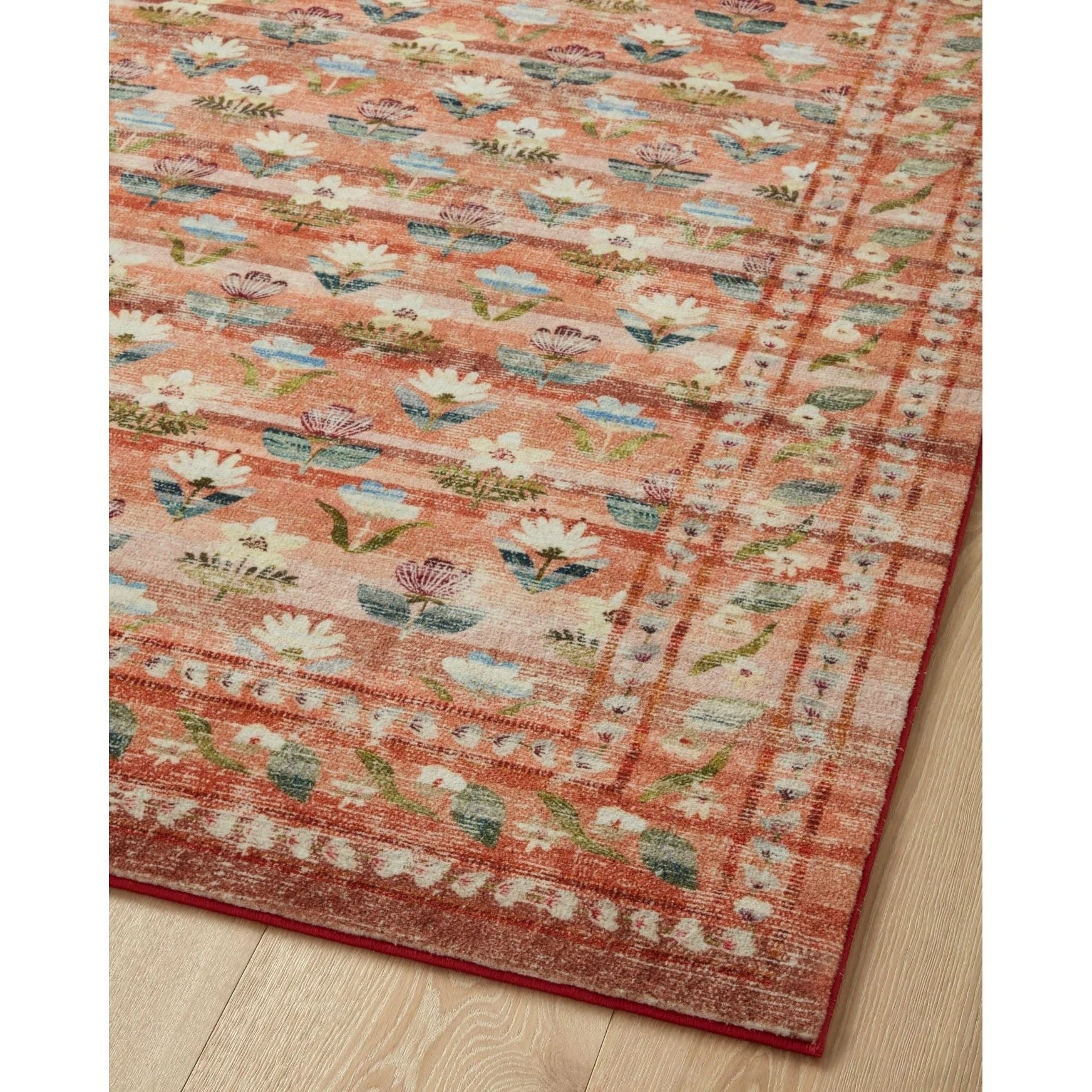 Courtyard Hadley Terracotta | Rifle Paper Co. Rugs x Loloi - Image 8