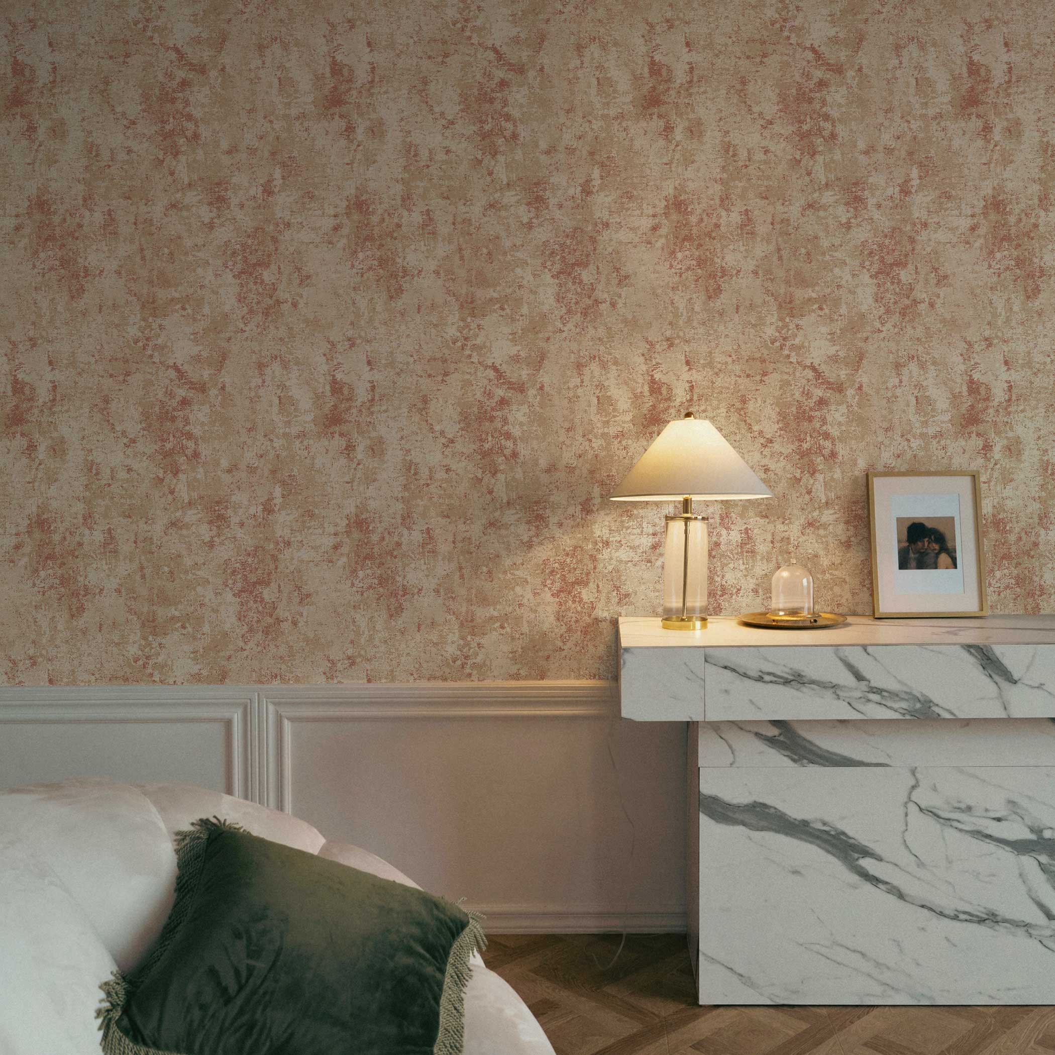 Distressed Gold Leaf Peel and Stick Wallpaper - Image 22