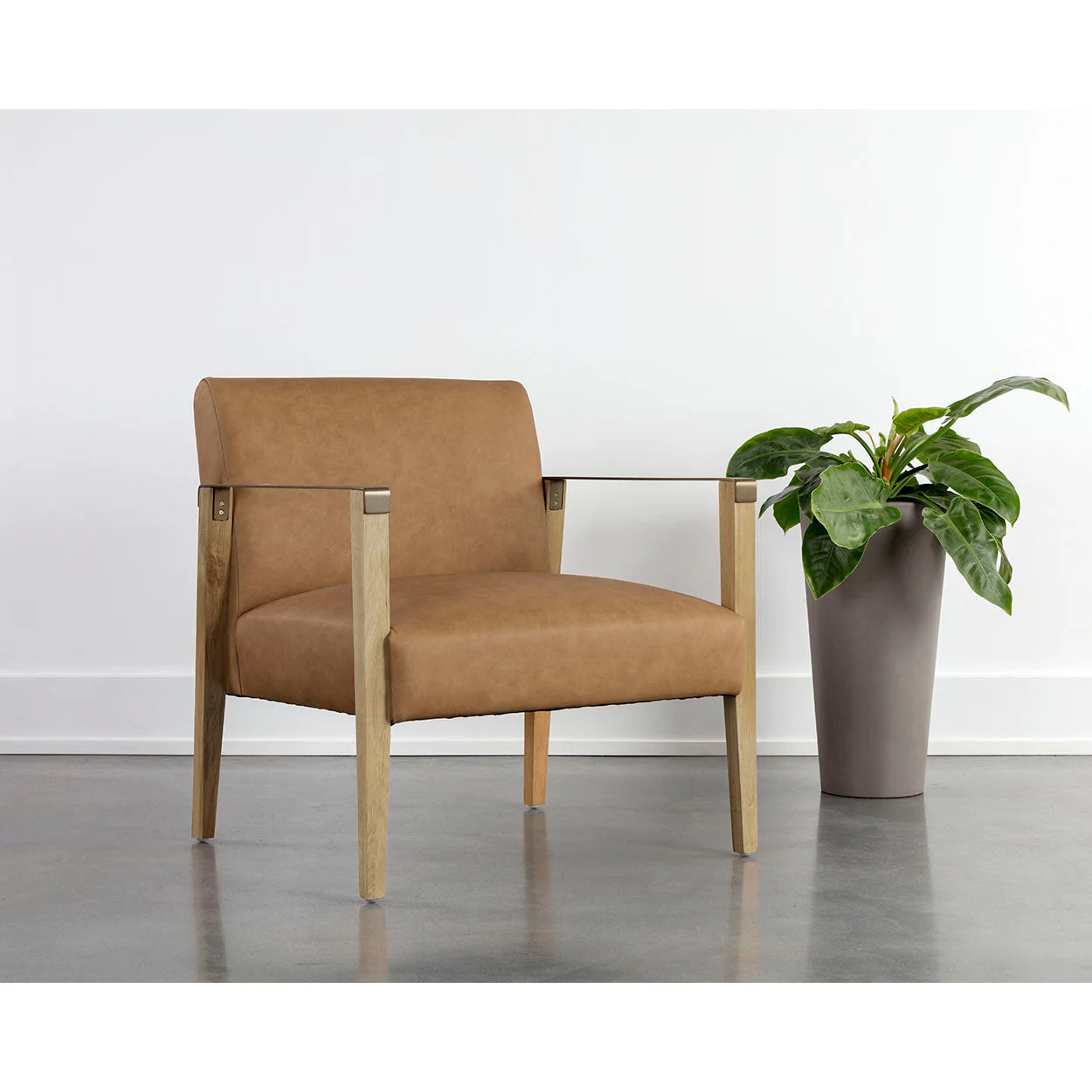 Earl Lounge Chair - Rustic Oak - Image 3