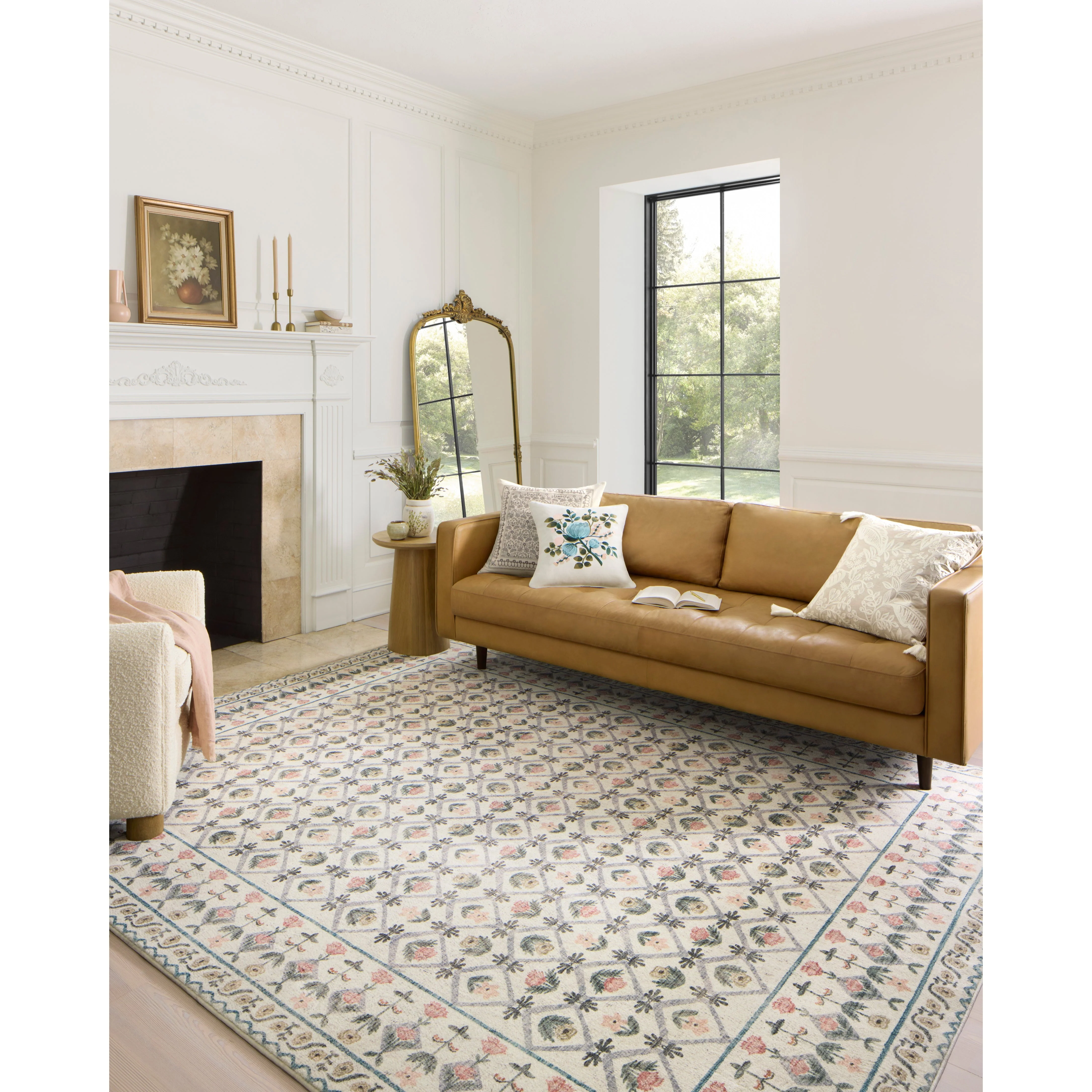 Eden Lattice / Ivory | Rifle Paper Co. Rugs x Loloi - Image 2
