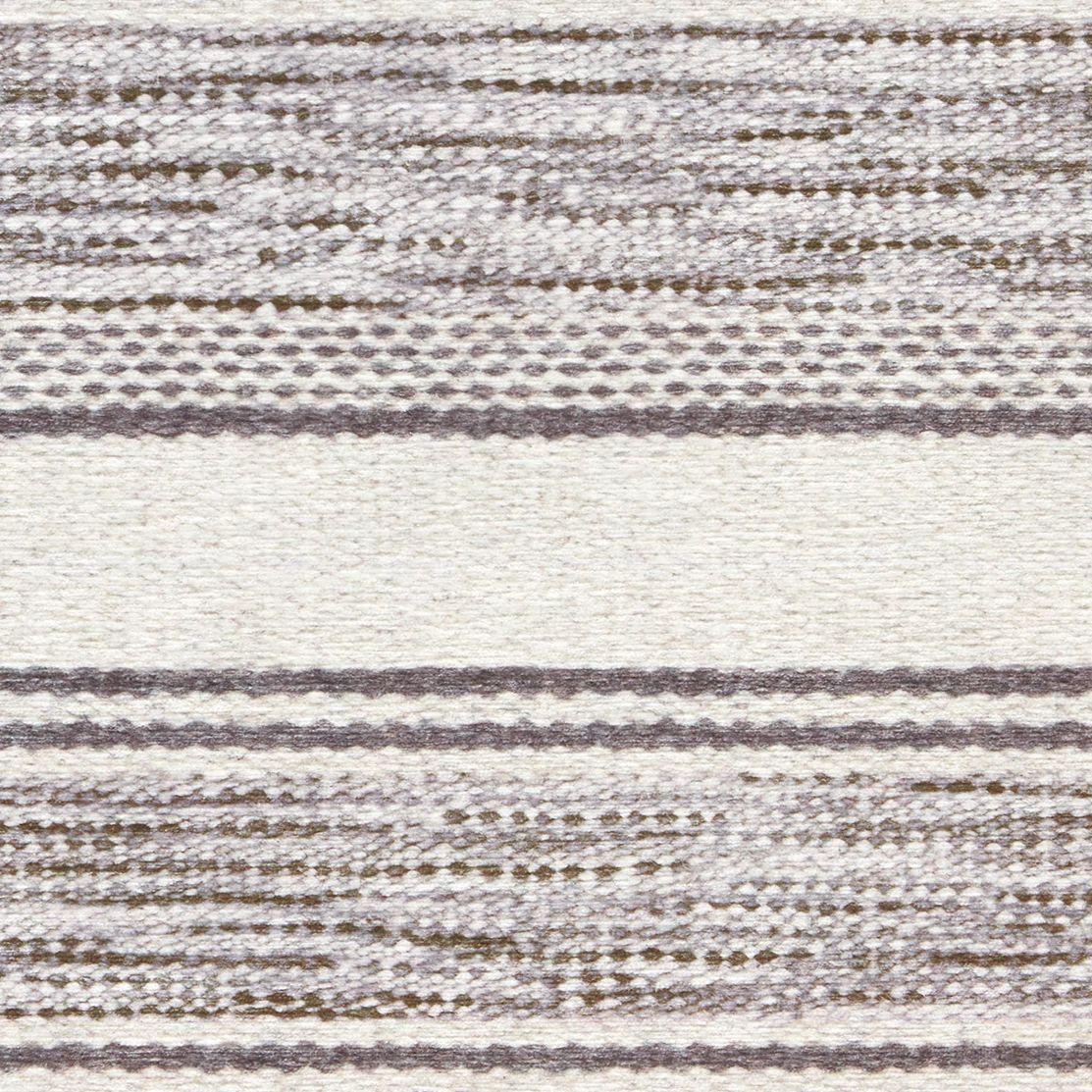Ellington Stripe Grey Machine Washable Rug - Image 6
