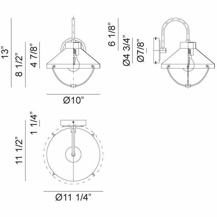 Fable Outdoor Wall Sconce - Image 5