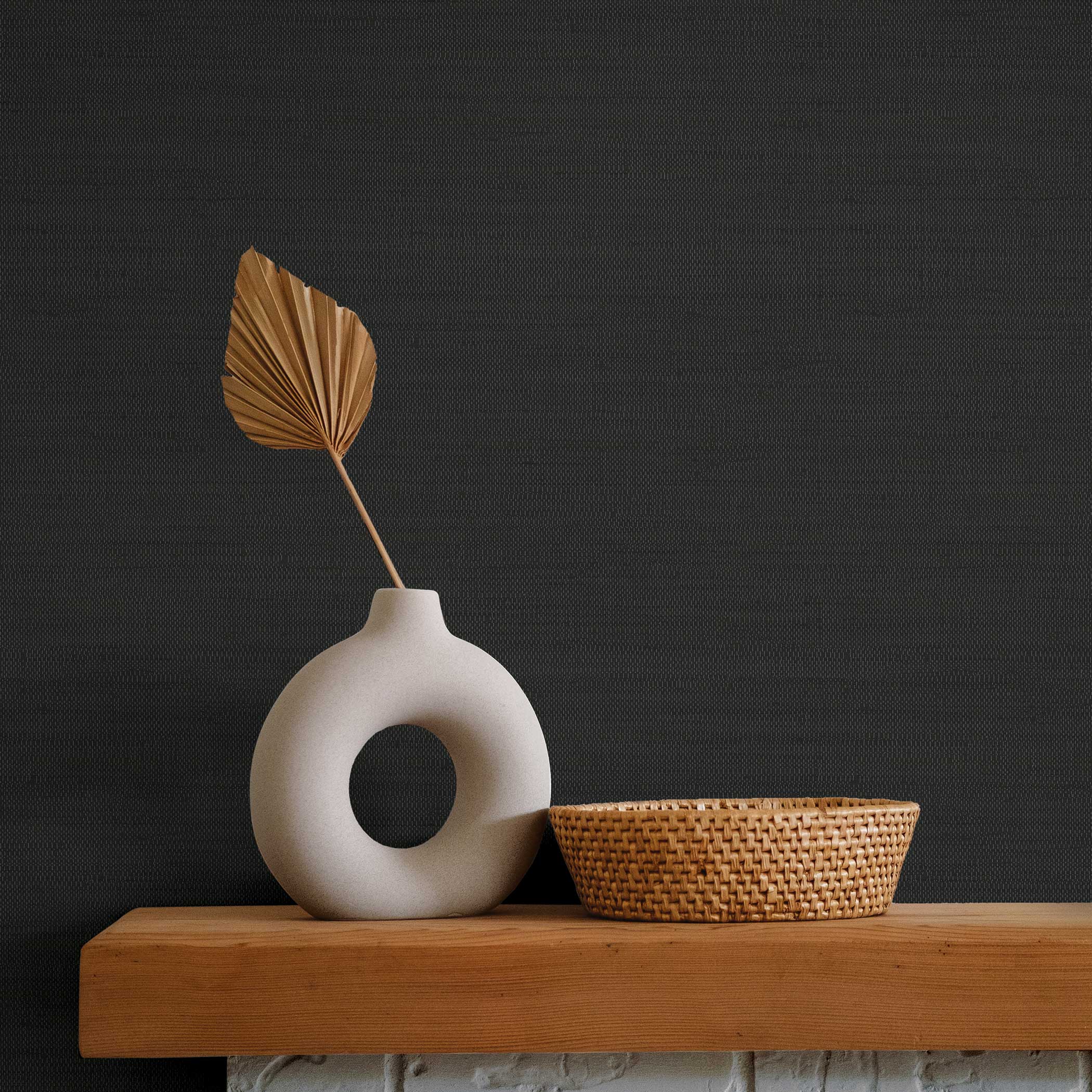 Horizontal Faux Grasscloth Peel and Stick Wallpaper - Image 35