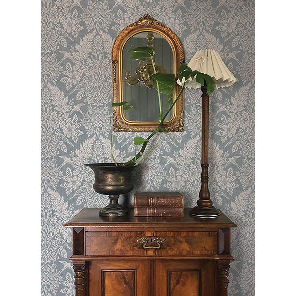 Finch Woodland Damask Wallpaper - Image 22