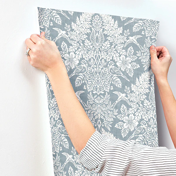 Finch Woodland Damask Wallpaper - Image 25