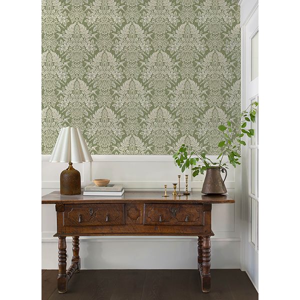 Finch Woodland Damask Wallpaper - Image 26