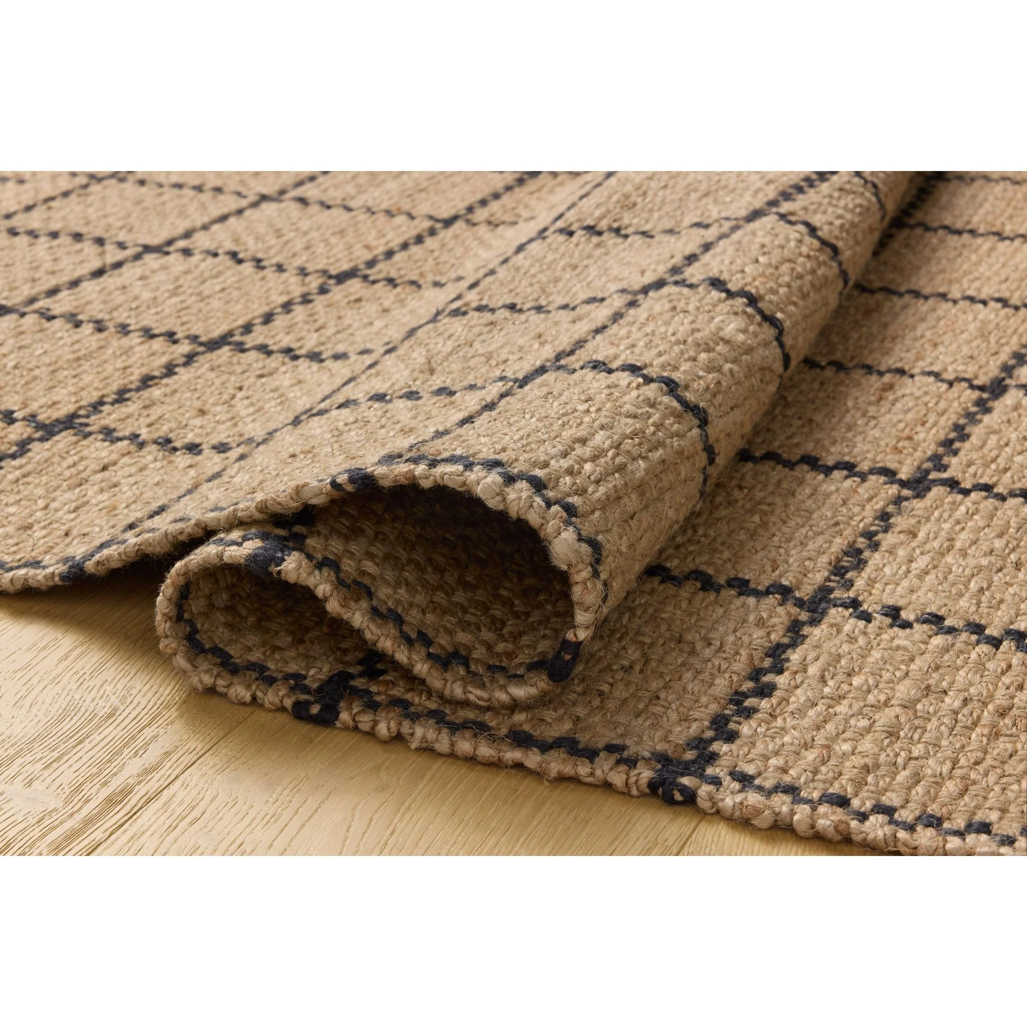 Fletcher Natural / Black Rug | Chris Loves Julia x Loloi - Image 5