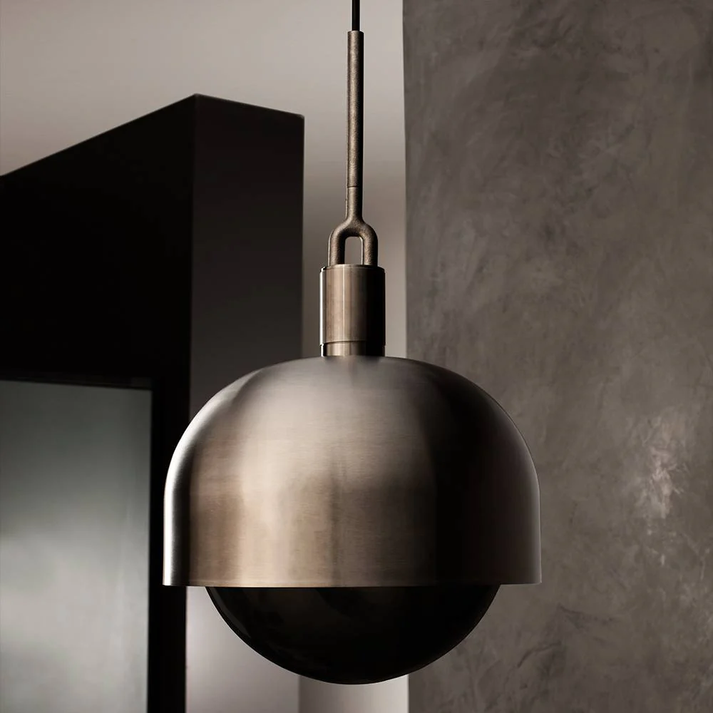 Forked Pendant / Linear / Shade / Globe / Smoked / Large - Image 15