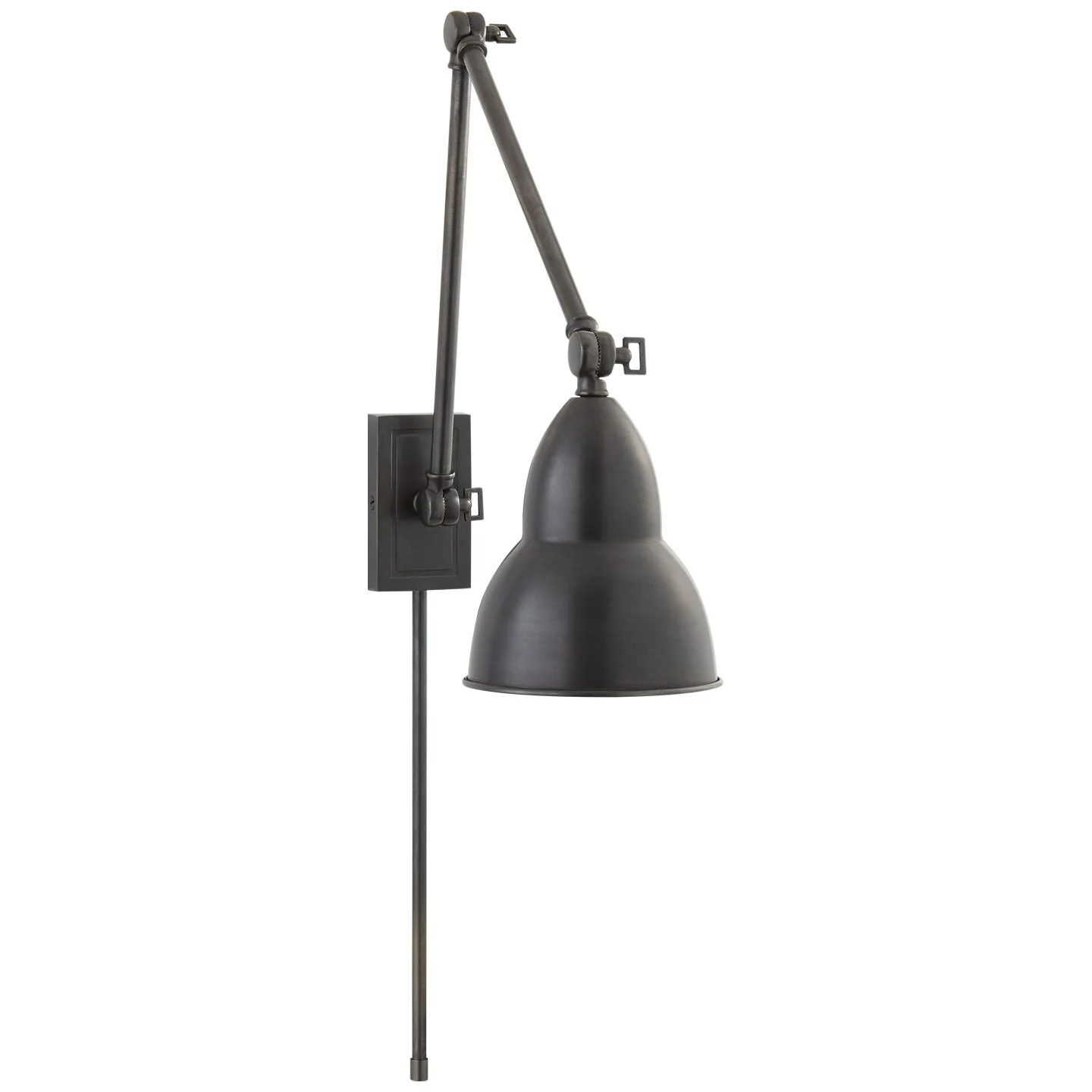 French Library Double Arm Wall Lamp - Image 3