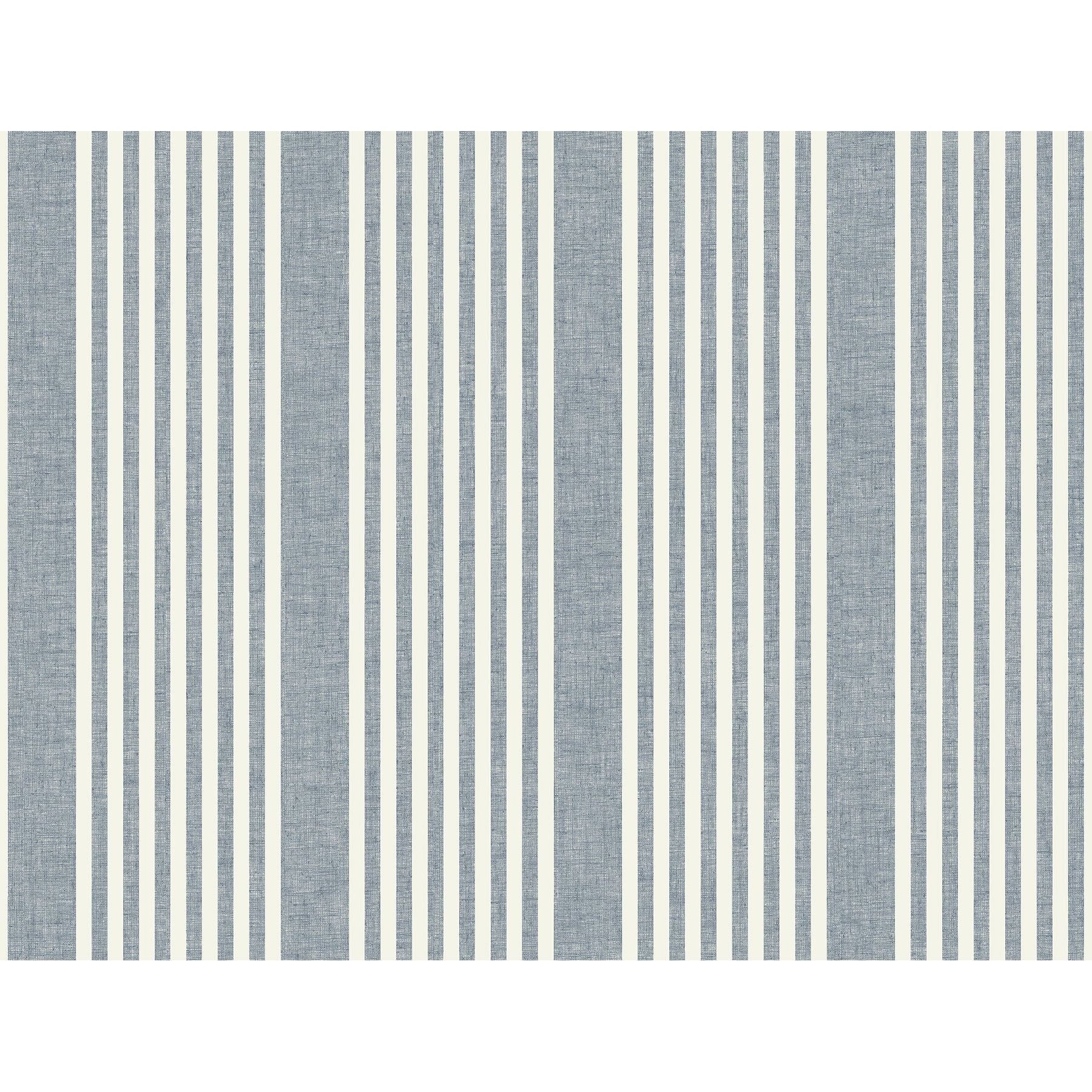 French Linen Stripe Wallpaper - Image 16