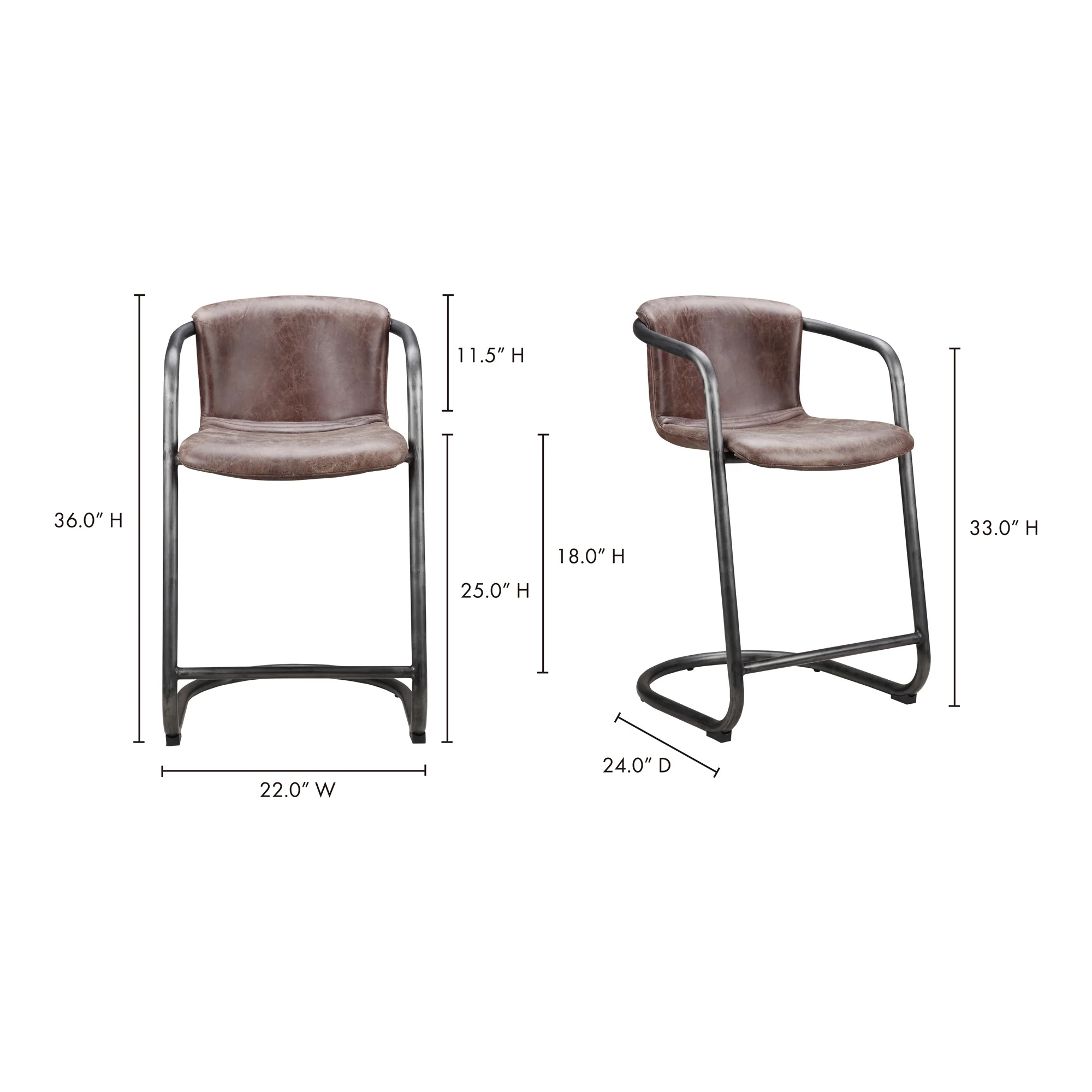 Fullerton Counter Stool (Set of Two) - Image 7
