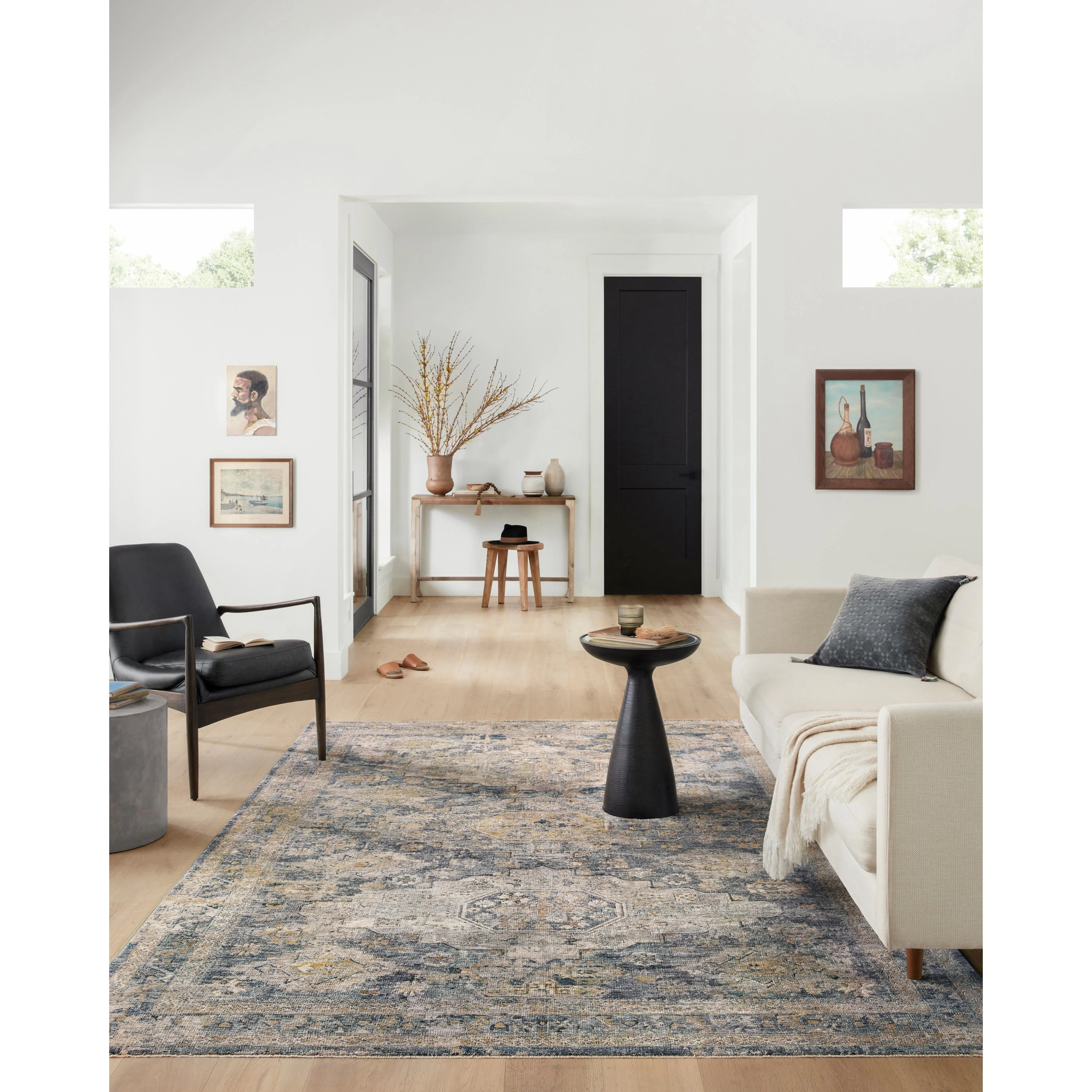 Gaia Denim / Taupe Rug - 18" x 18" Sample | Open Box - Image 2