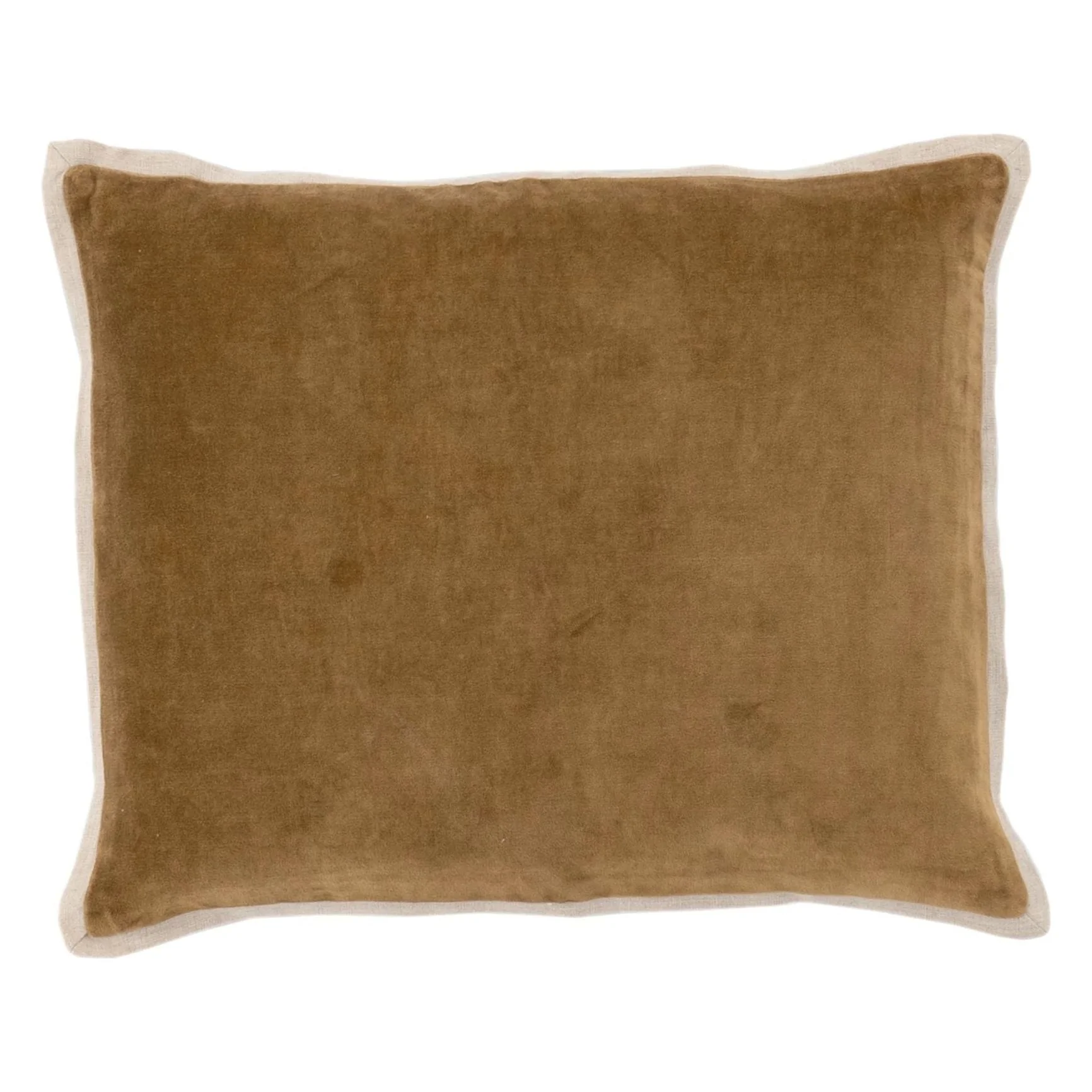 Gehry Velvet/Linen Sand Decorative Pillow - Image 2