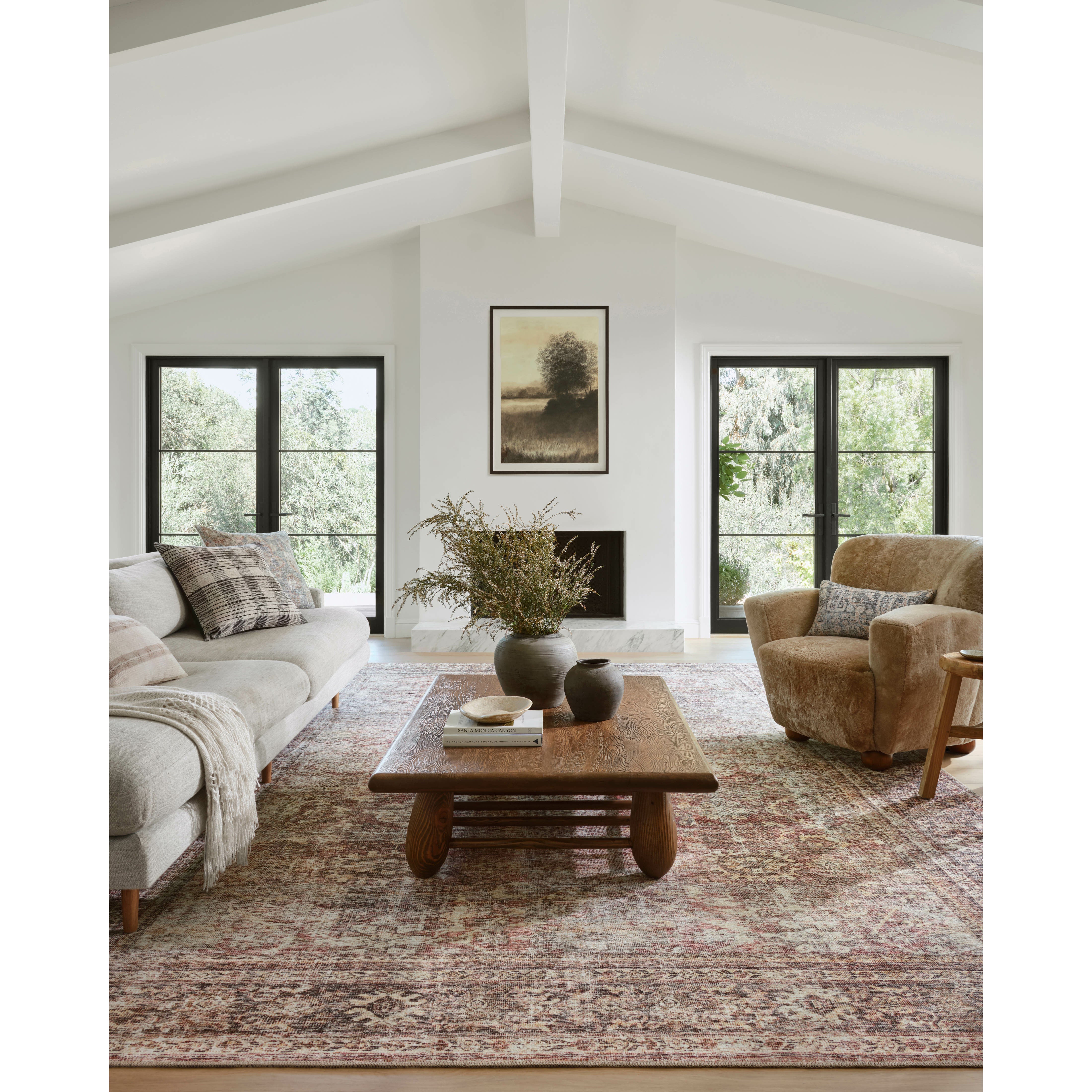 Georgie Bordeaux / Antique Rug | Amber Lewis x Loloi - Image 2