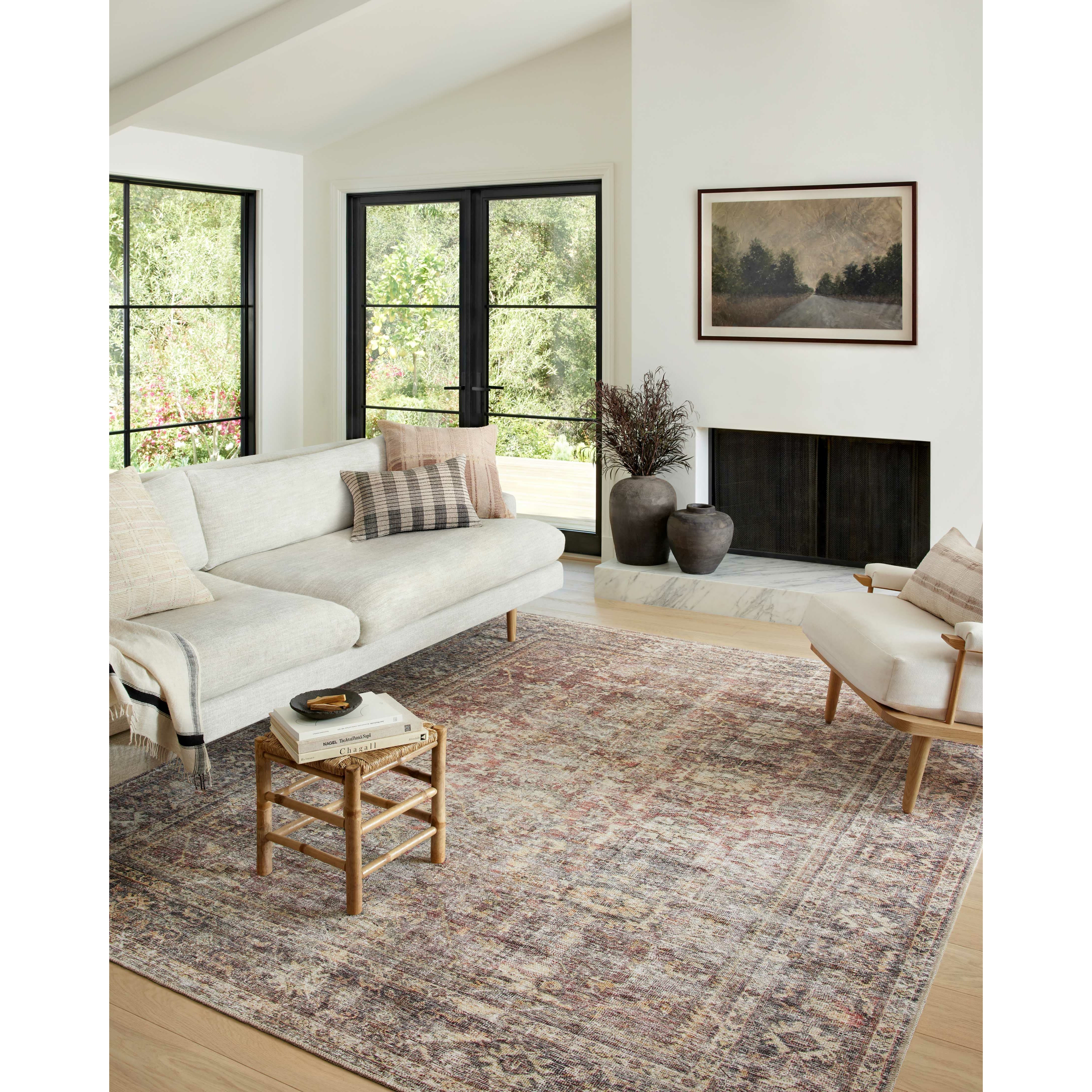 Georgie Bordeaux / Antique Rug | Amber Lewis x Loloi - Image 4