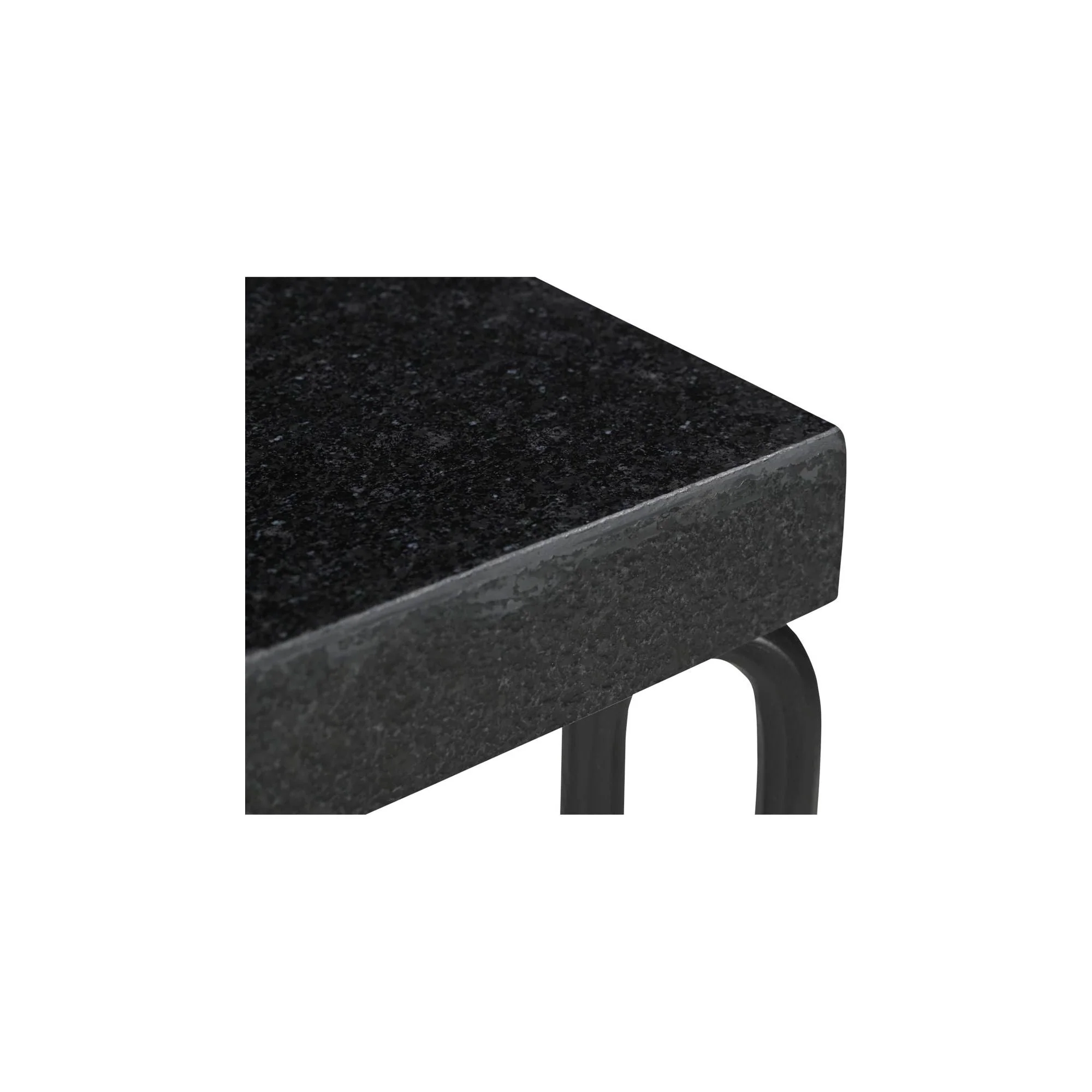 Getty Black Granite Side Table - Image 9