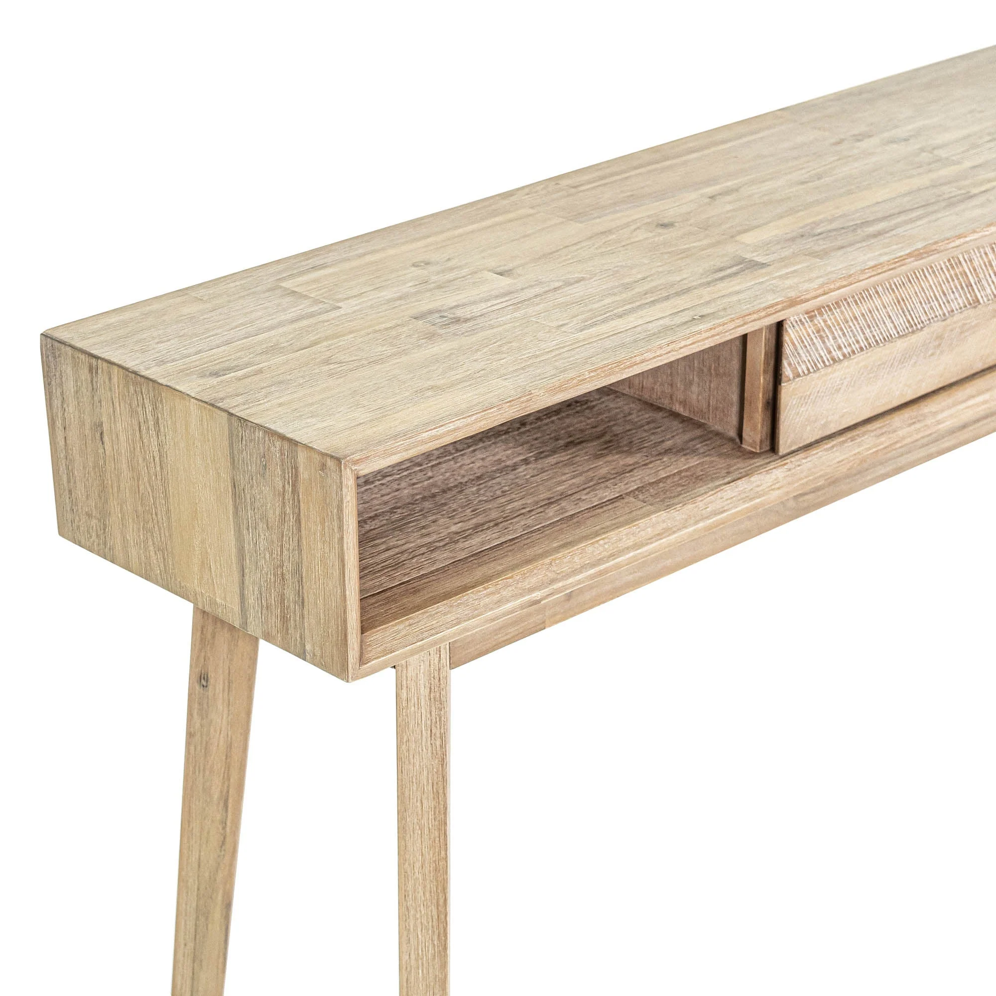 Gia Console Table - Light Driftwood - Image 9