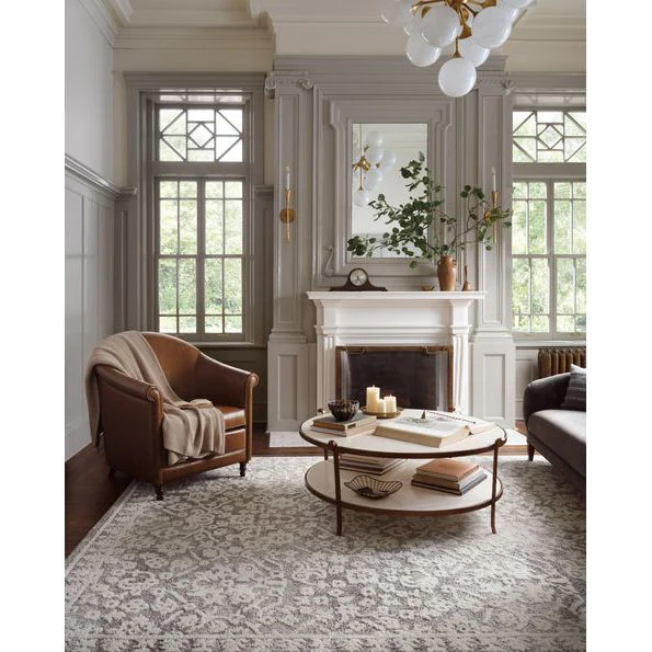 Gigi Grey / Ivory Rug | Magnolia Home by Joanna Gaines x Loloi - Image 2