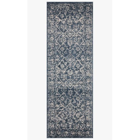 Gigi Navy / Stone Rug | Magnolia Home by Joanna Gaines x Loloi - Image 4