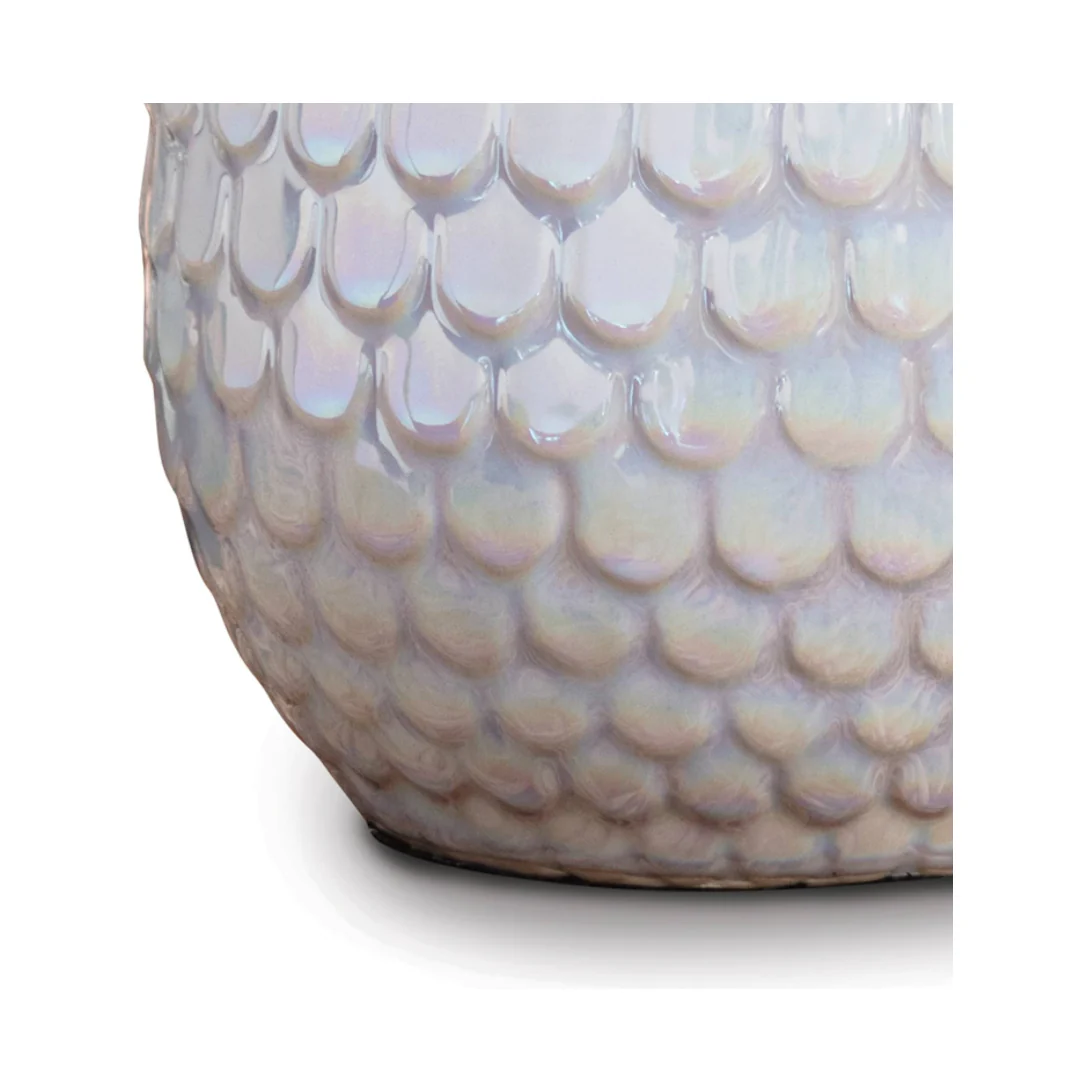 Glimmer Ceramic Lamp | Coastal Living Collection | Open Box - Image 5