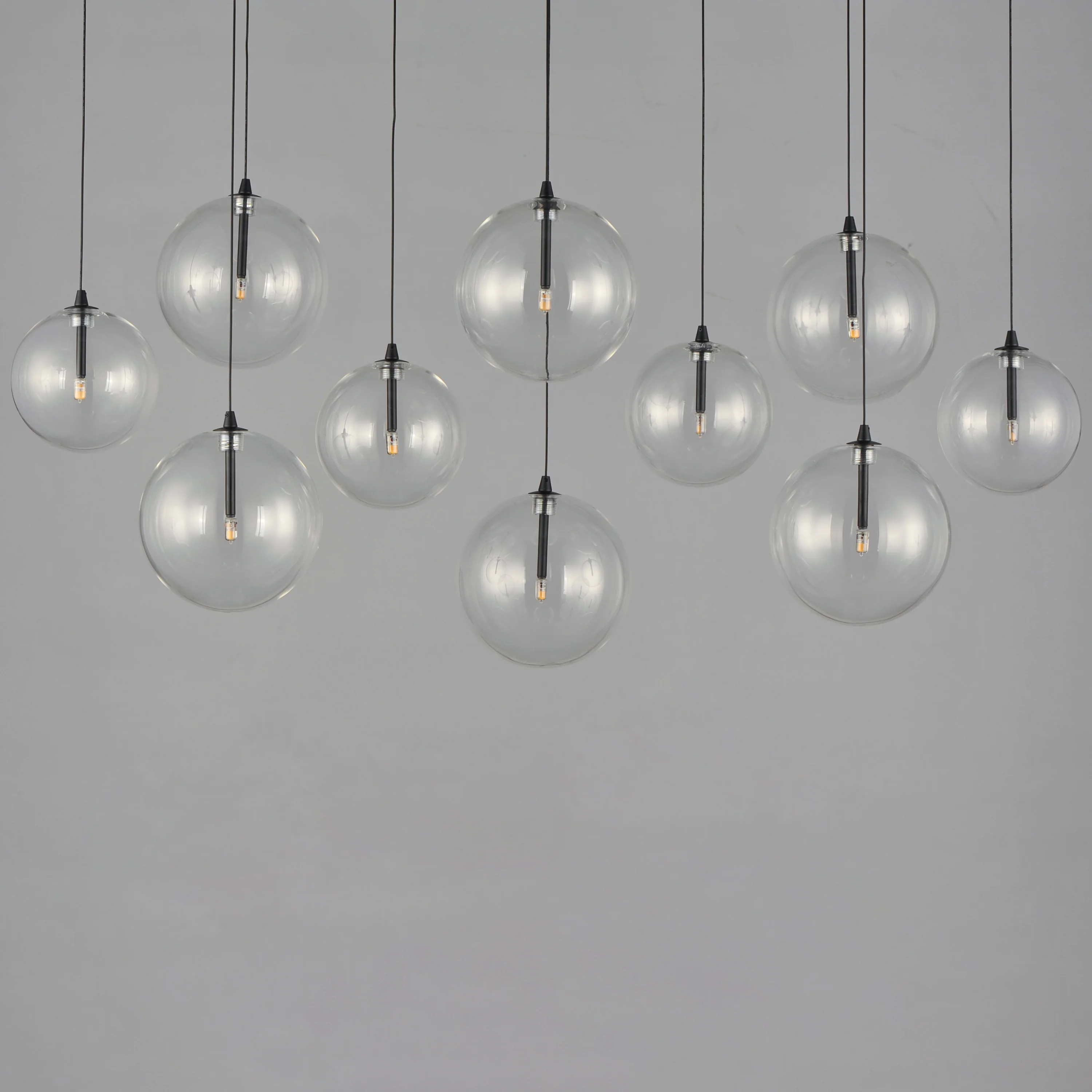 Global 10-Light LED Chandelier - Image 4